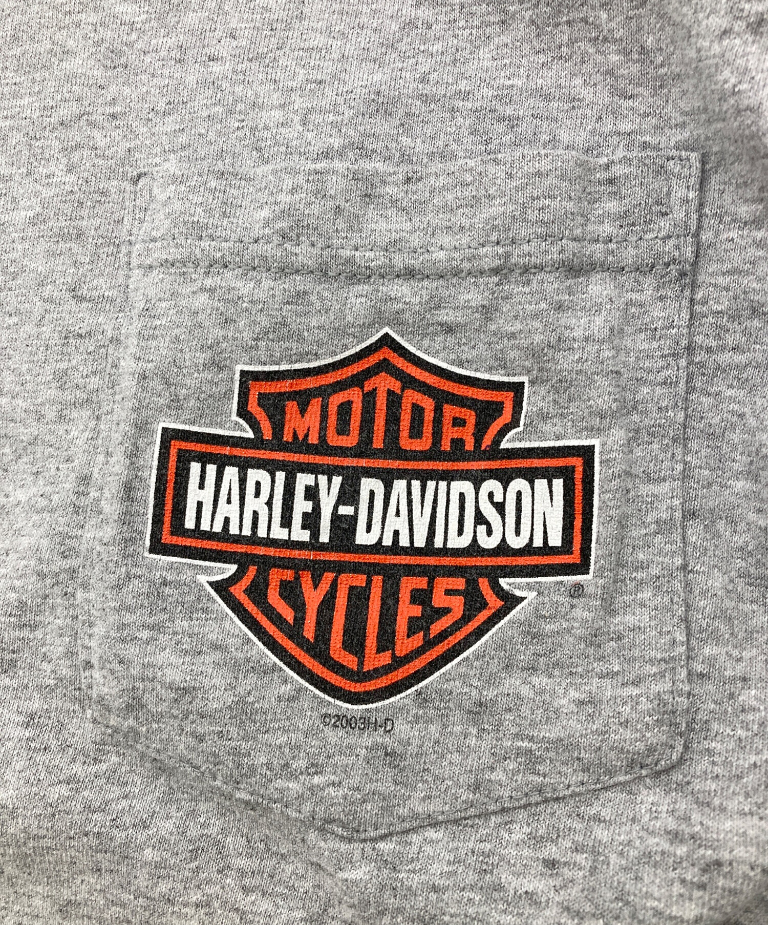 中古・古着通販】HARLEY-DAVIDSON (ハーレーダビッドソン) 袖プリントカットソー【USA製】 グレー サイズ:2XL｜ブランド・古着通販  トレファク公式【TREFAC FASHION】スマホサイト
