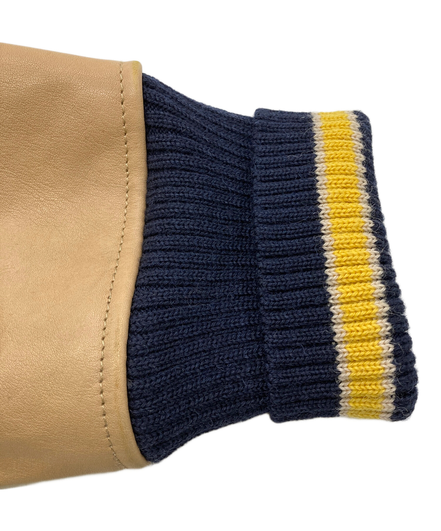 DENIM＆SUPPLY RALPH LAUREN 本革スタジャン　Lサイズ 中古・古着通販】POLO RALPH LAUREN (ポロ・ラルフローレン) メルトン