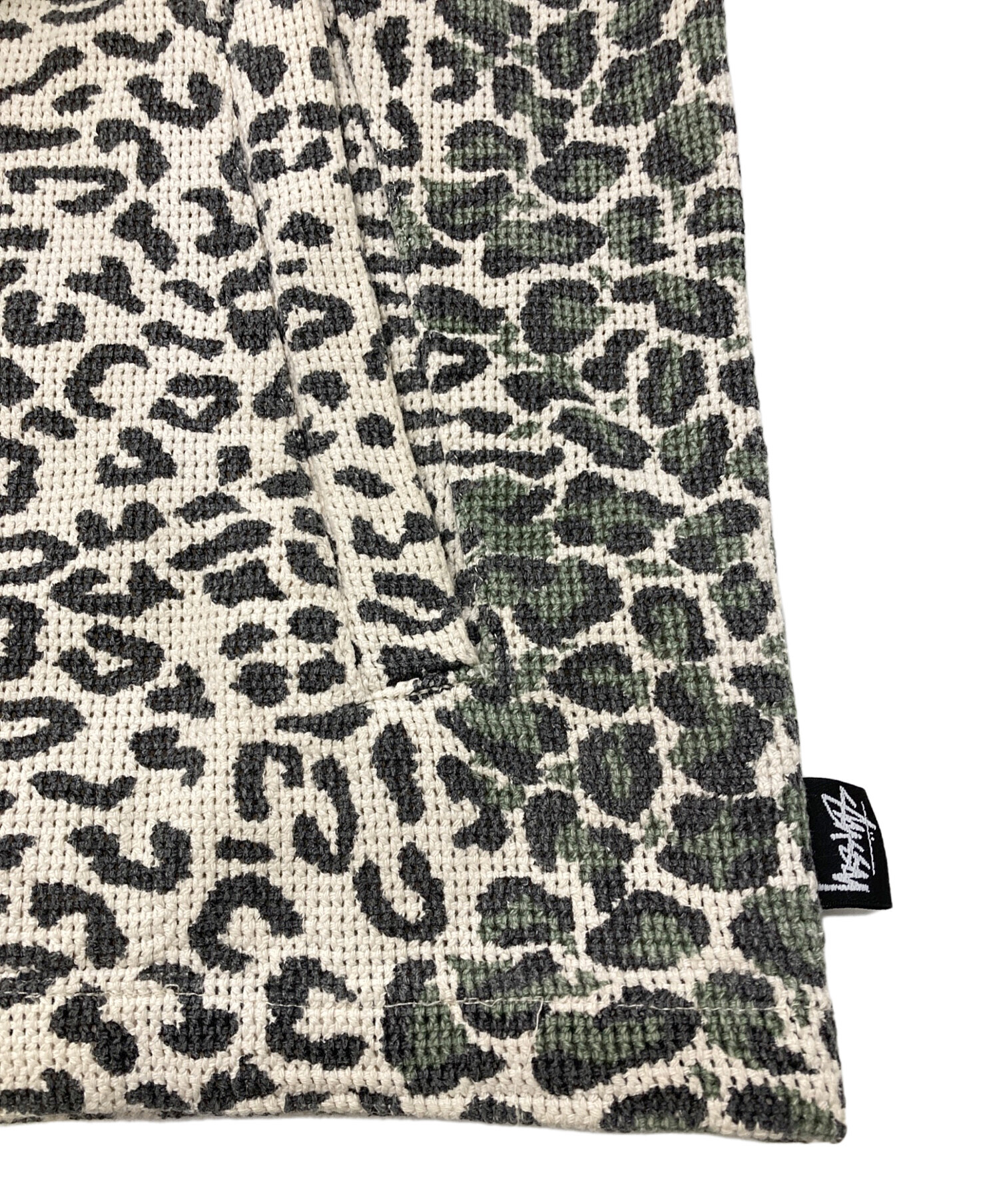 中古・古着通販】stussy (ステューシー) LEOPARD MESH ZIP JACKET