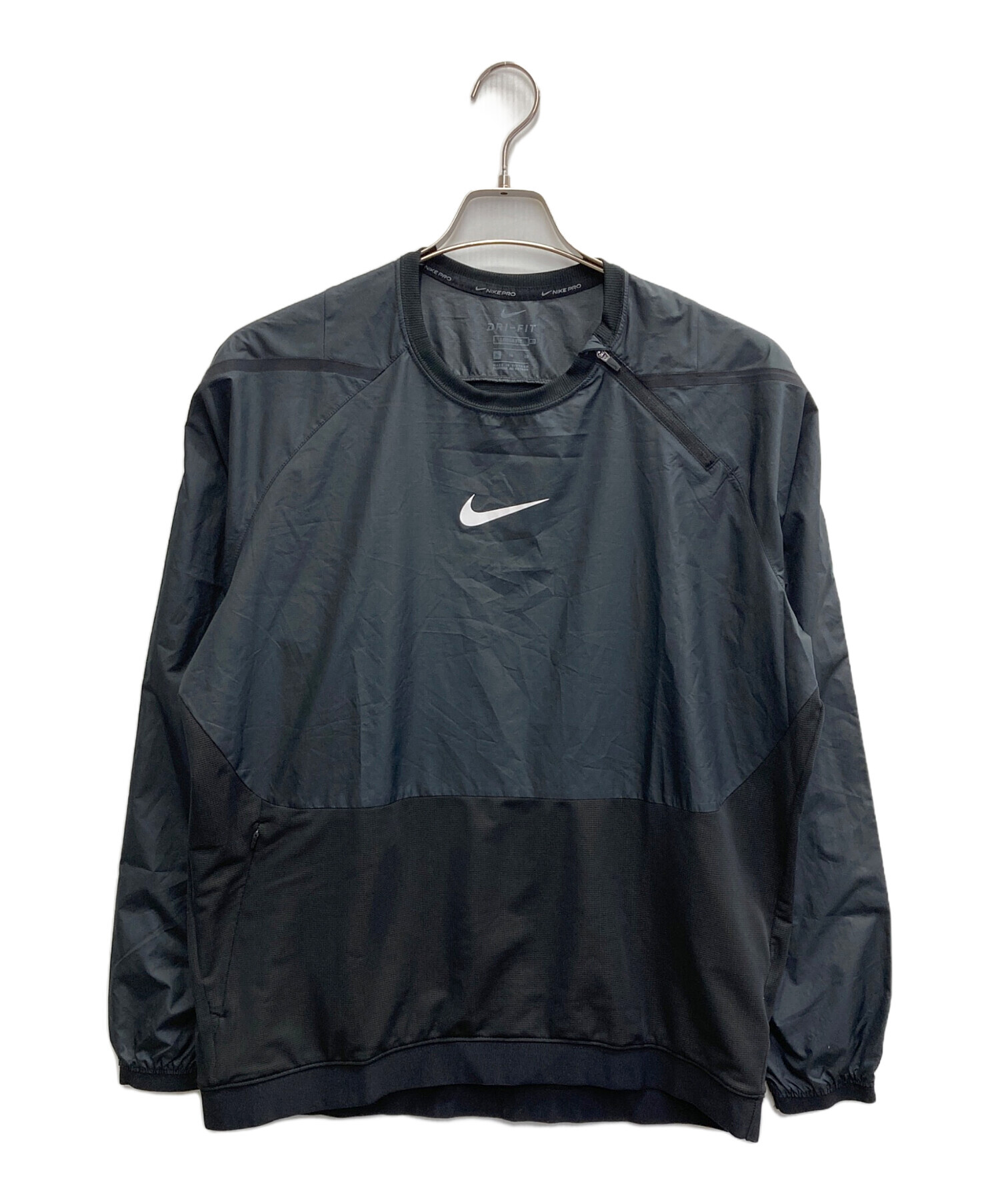 中古・古着通販】NIKE (ナイキ) ドリルトップ ブラック サイズ:XL