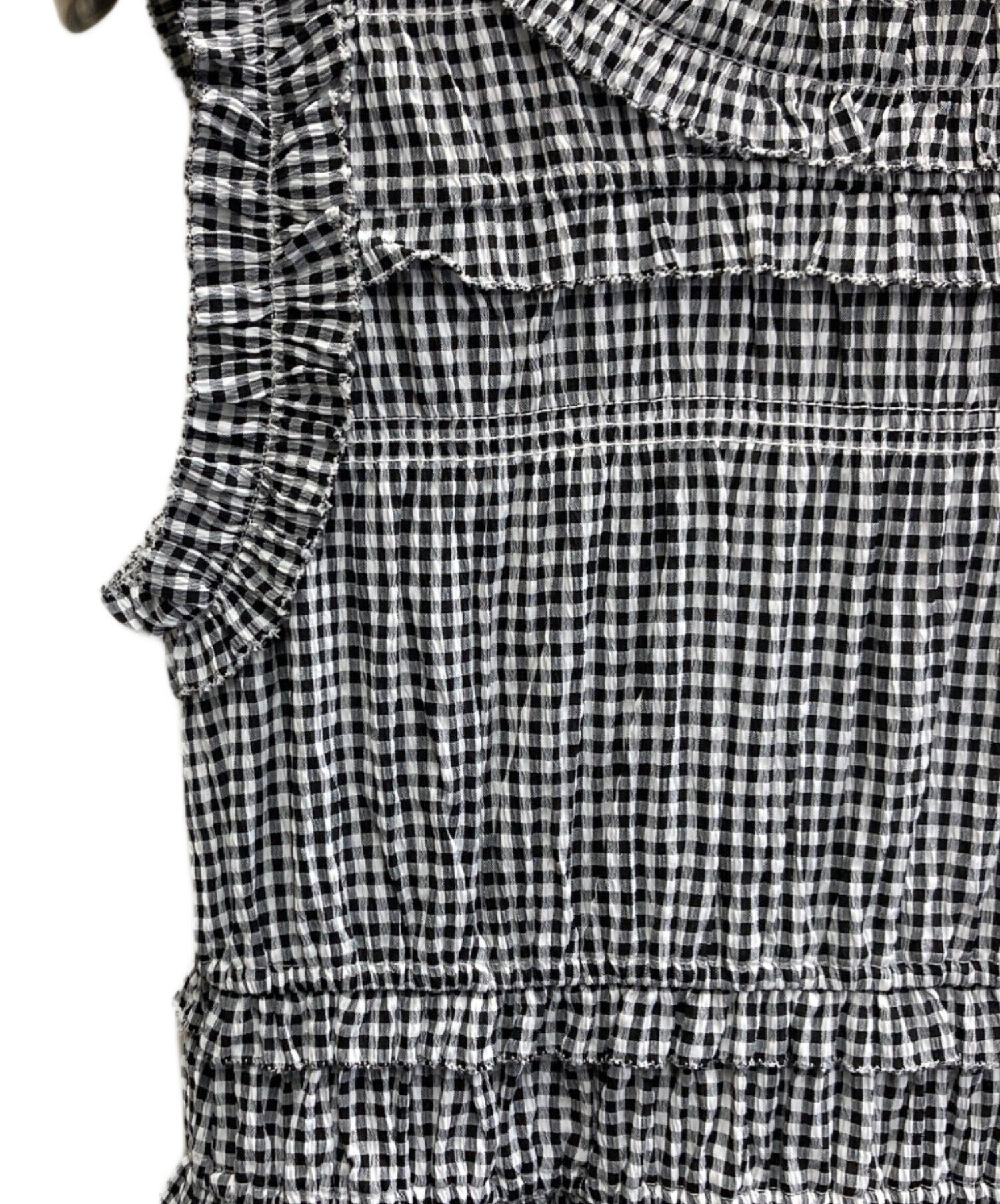 deicy ギンガムチェック シャーリングワンピース 中古・古着通販】Deicy (デイシー) ギンガムシャーリングワンピース