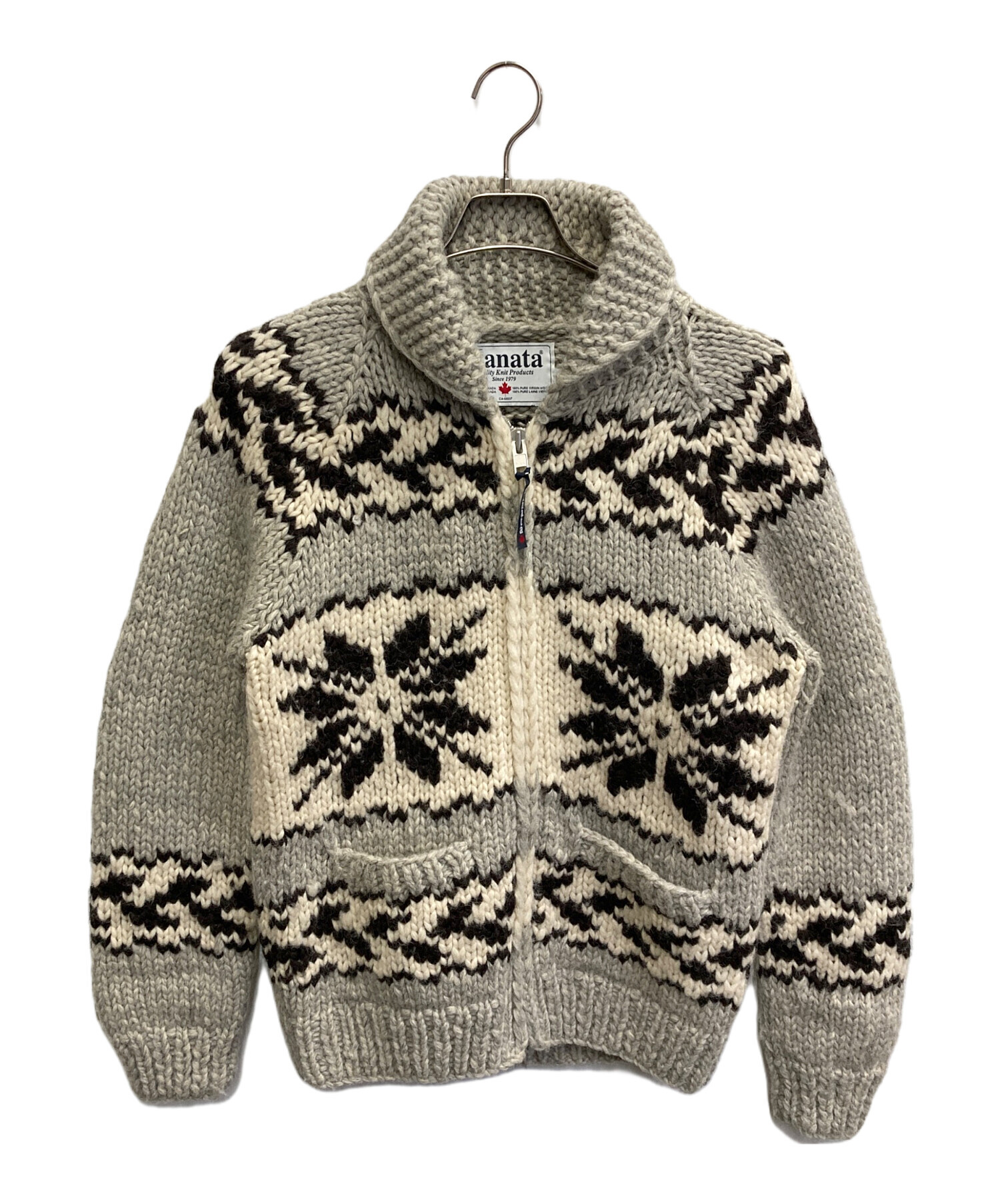 中古・古着通販】KANATA (カナタ) カウチンニットカーディガン