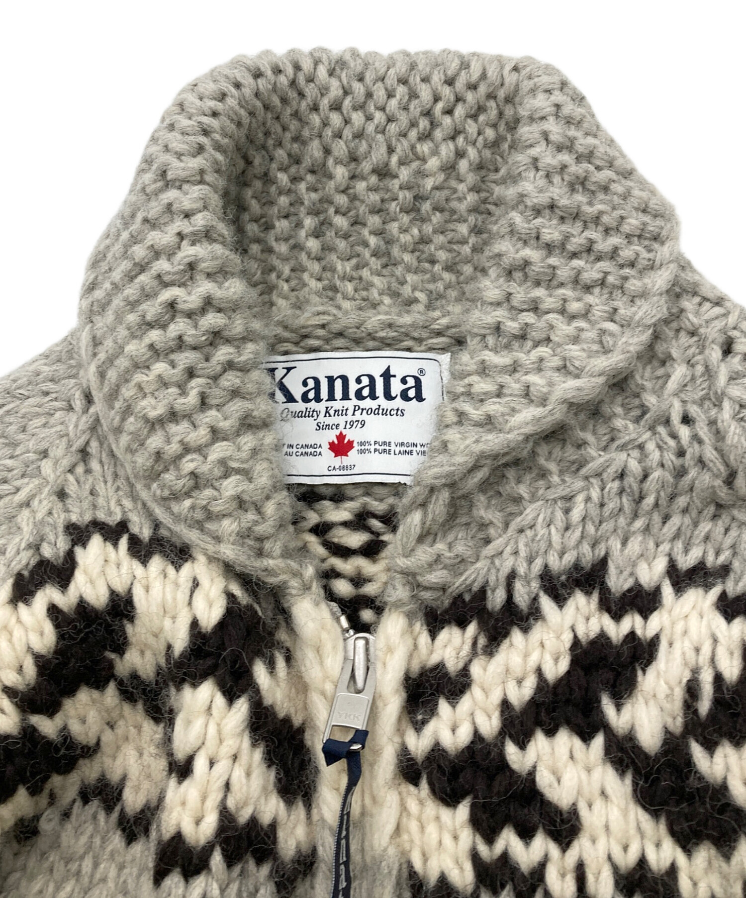 中古・古着通販】KANATA (カナタ) カウチンニットカーディガン 