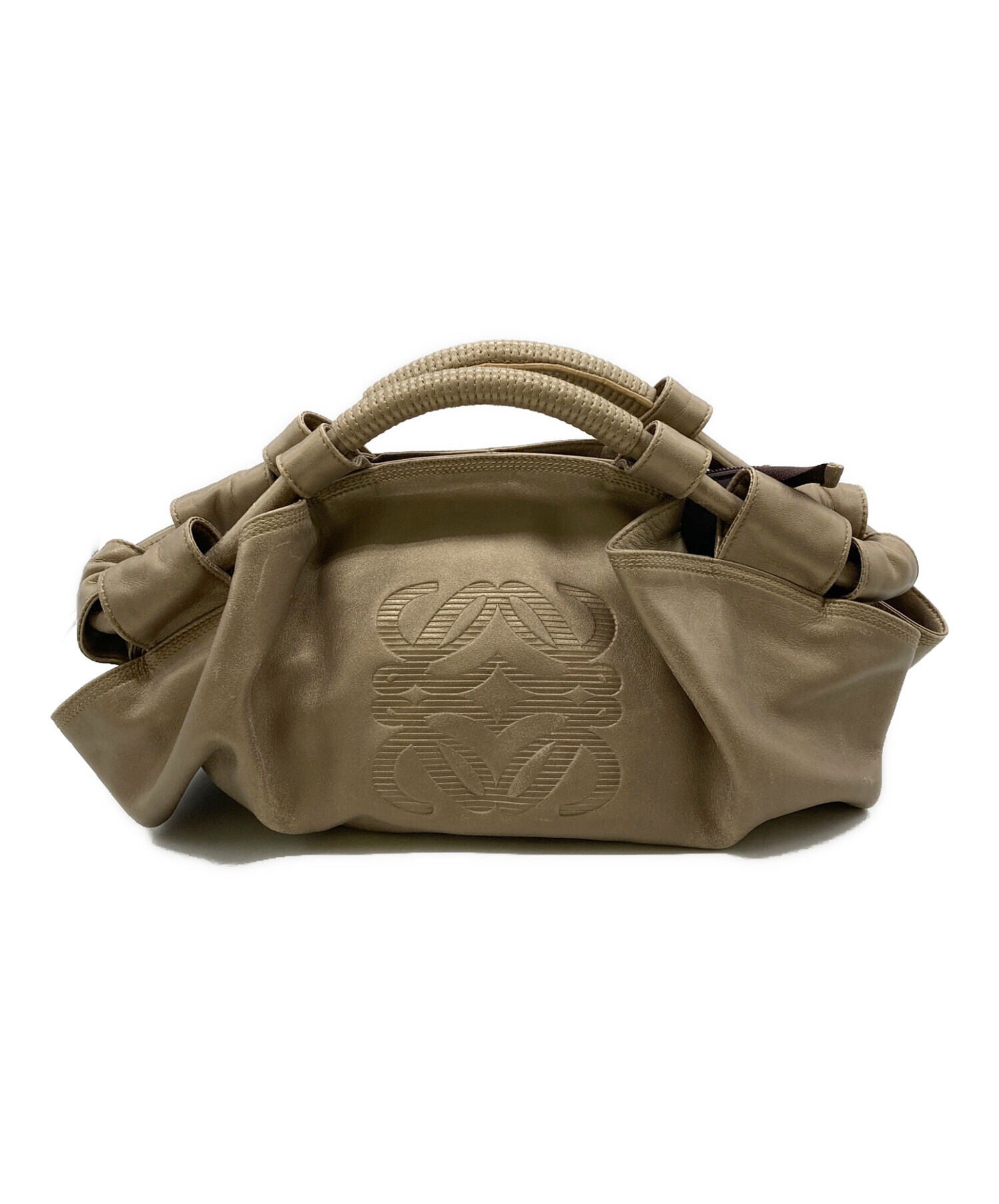 中古・古着通販】LOEWE (ロエベ) ナッパアイレ ハンドバッグ ベージュ