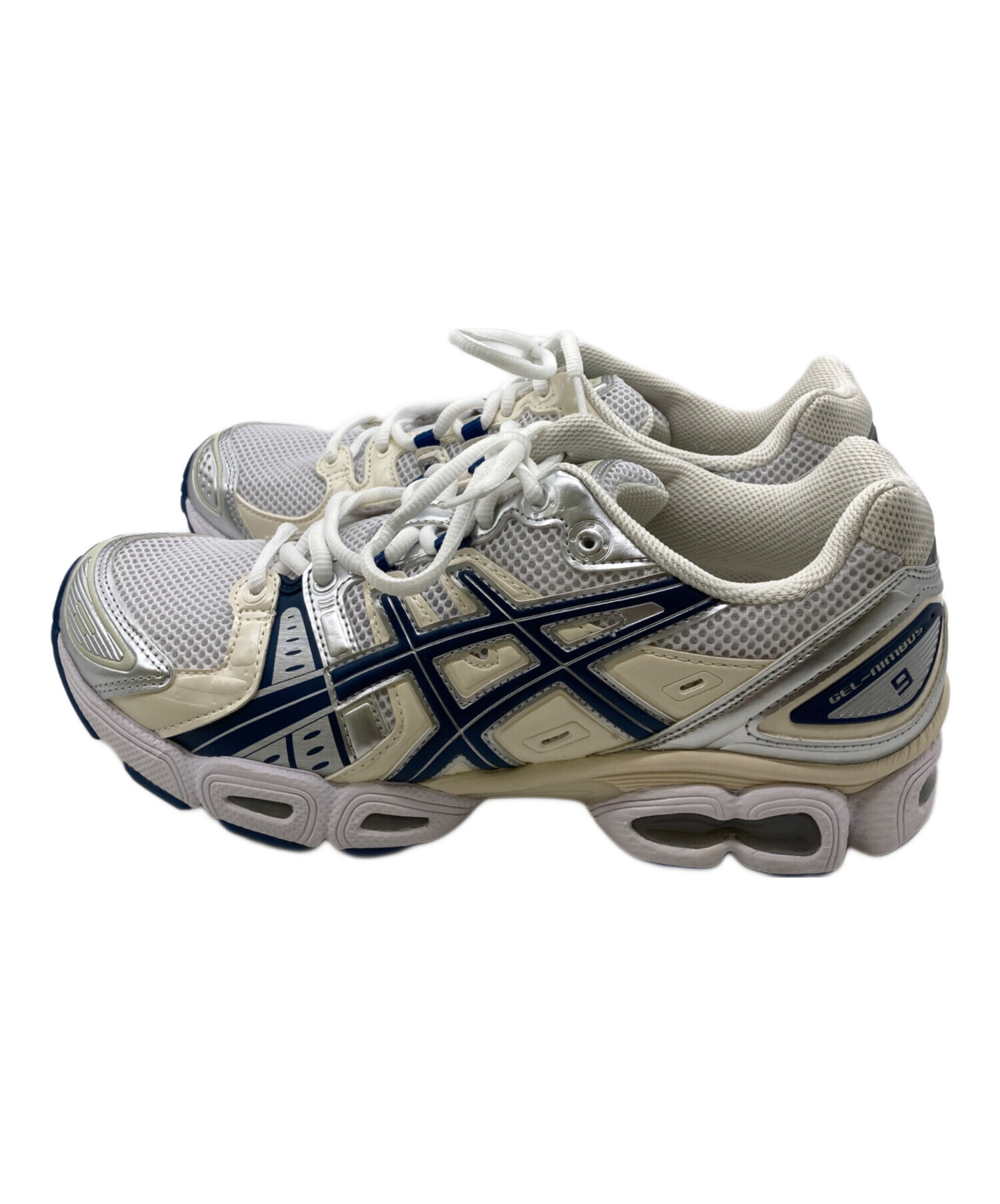 中古・古着通販】asics (アシックス) GEL-NIMBUS 9 ホワイト サイズ 