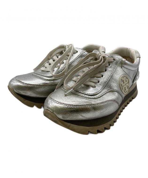 中古・古着通販】TORY BURCH (トリーバーチ) ロゴスニーカー シルバー