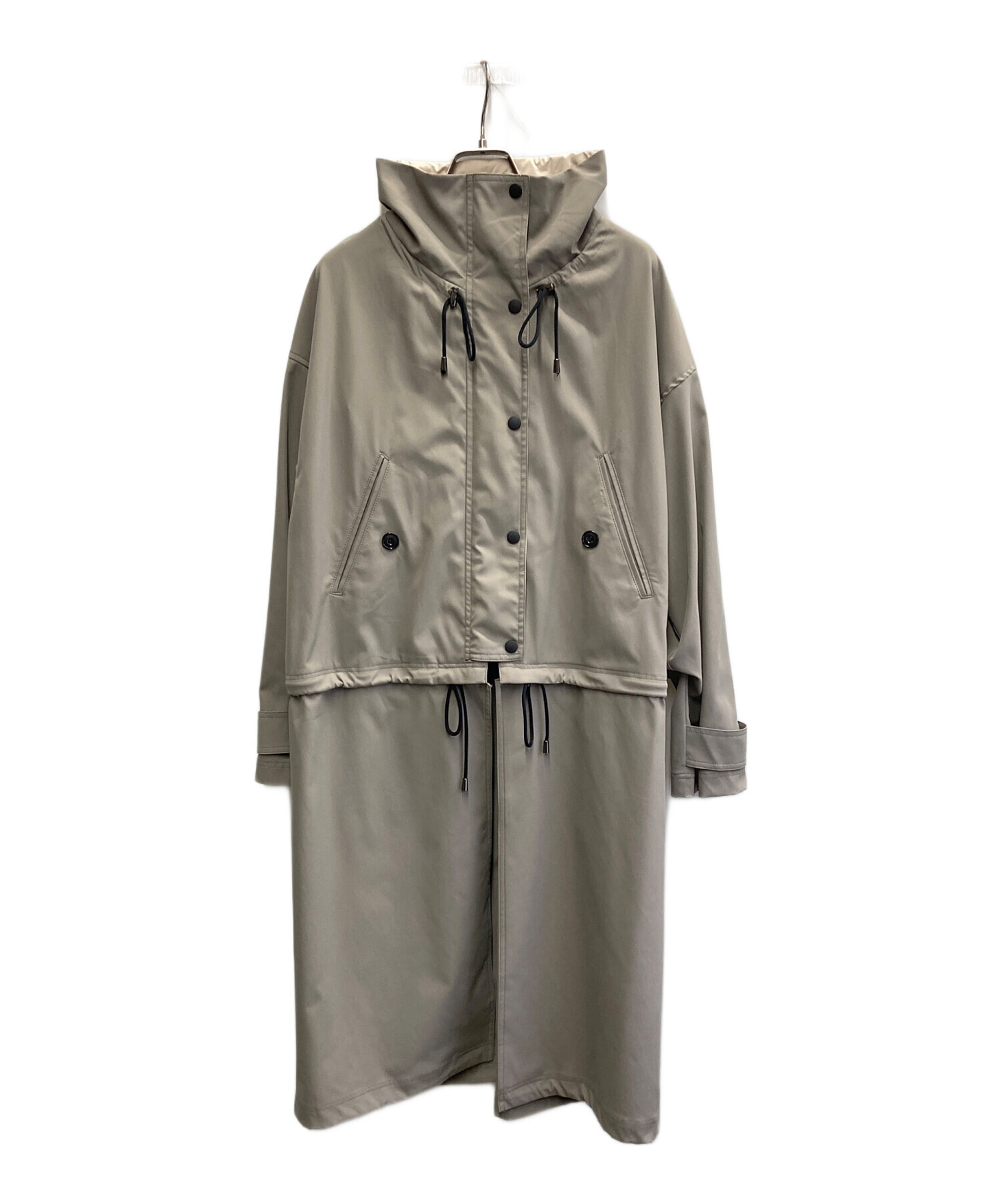user_8ef7bf2d 未使用品 24AW ラリア・ムー スタンド 中古・古着通販】Lallia Mu (ラリア ムー) スタンドカラーコート