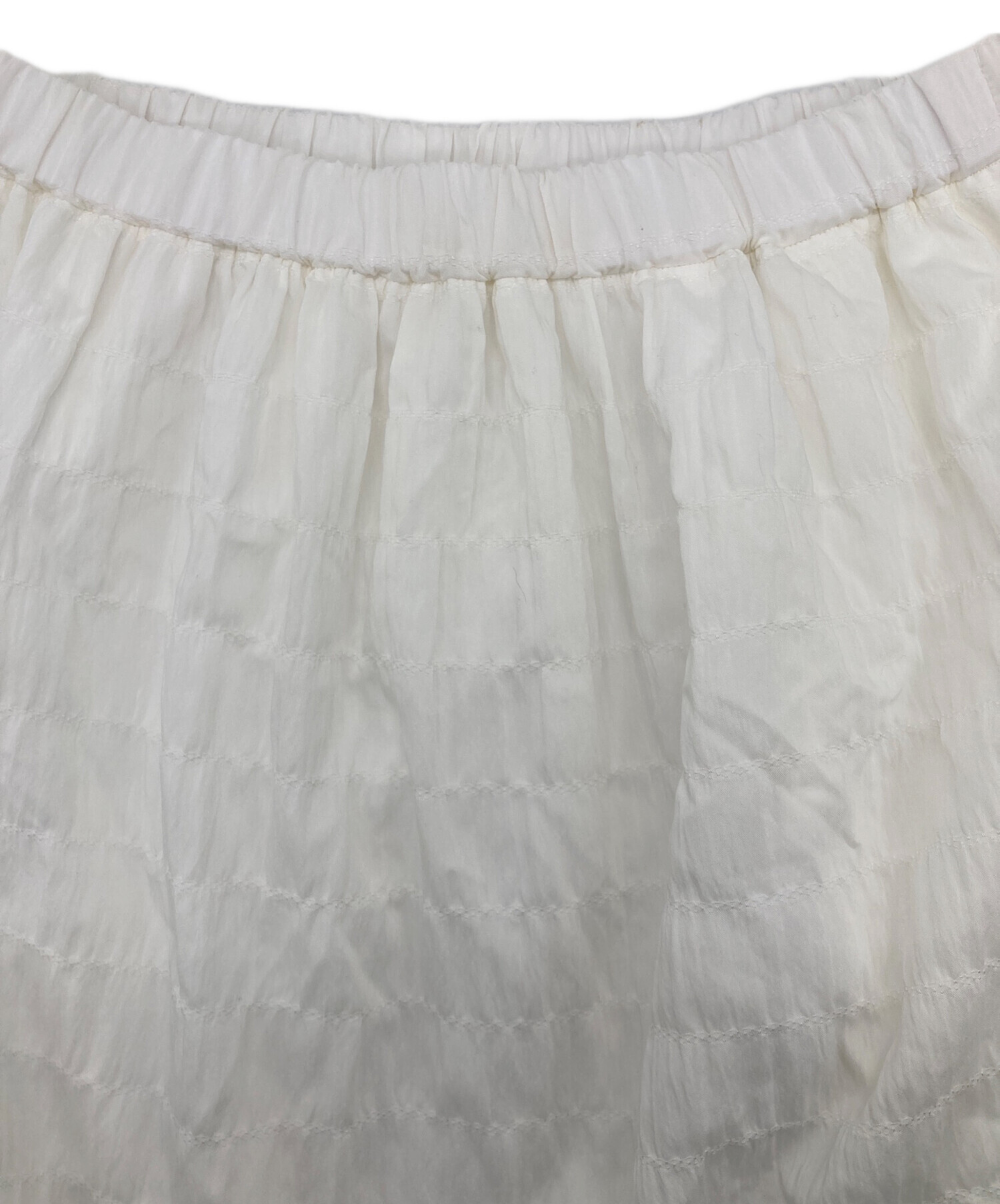 中古・古着通販】acka (エーシーケーエー) ロングスカート ホワイト
