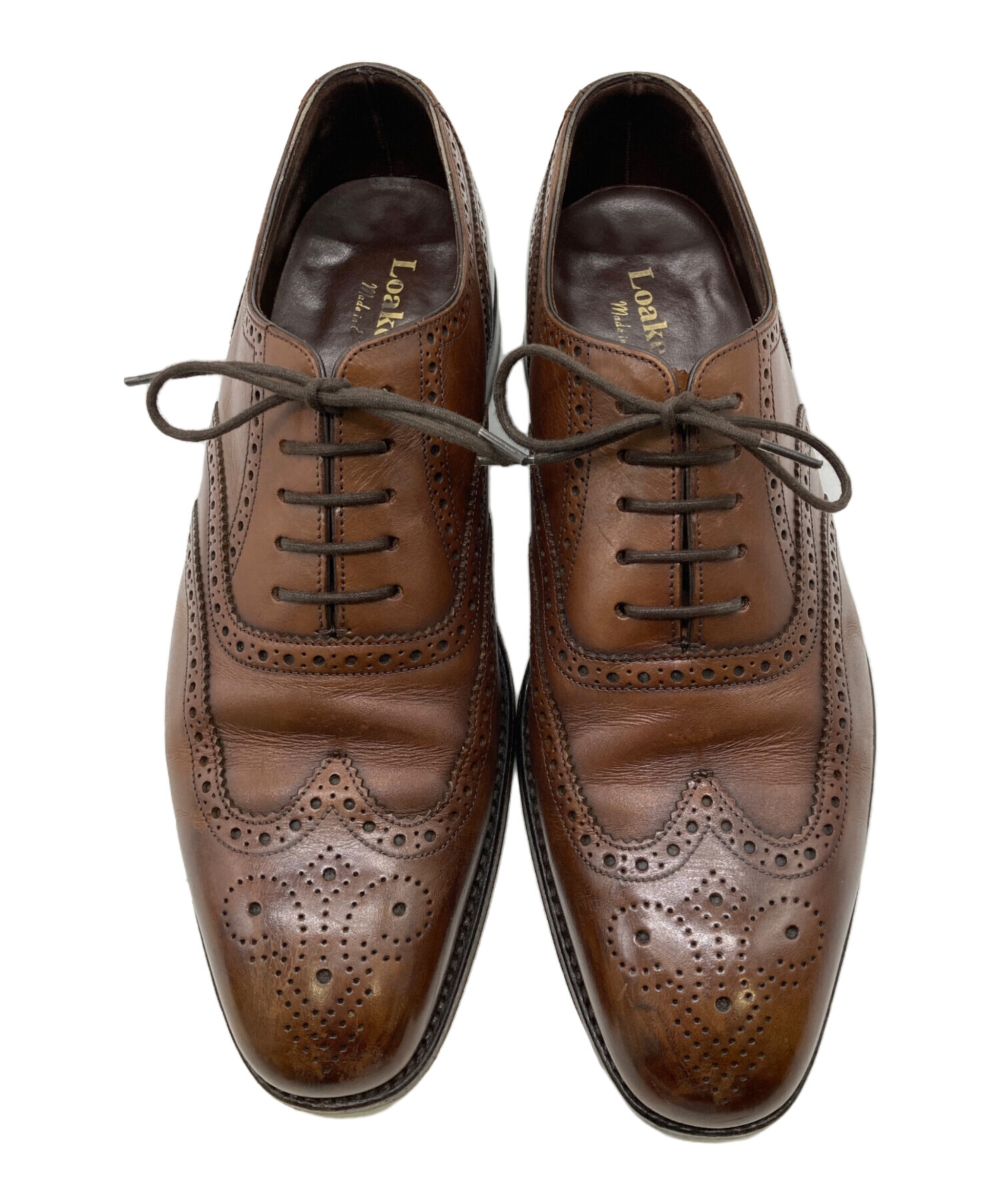 中古・古着通販】Loake1880 (ローク) ウィングチップシューズ ブラウン 