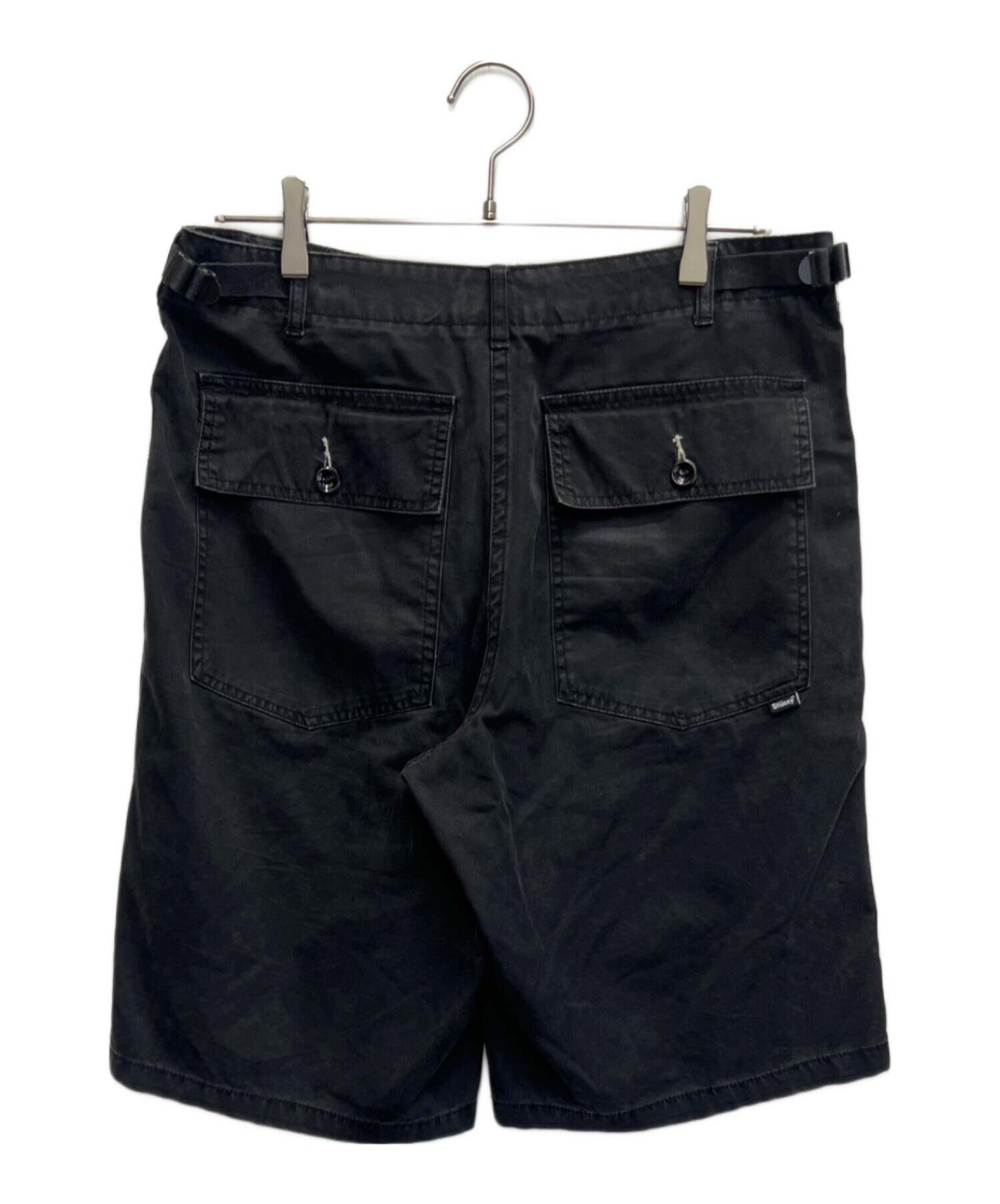 中古・古着通販】stussy (ステューシー) ハーフパンツ ブラック サイズ
