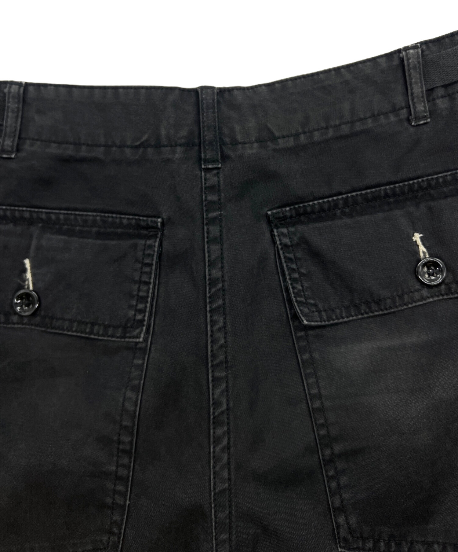 中古・古着通販】stussy (ステューシー) ハーフパンツ ブラック サイズ