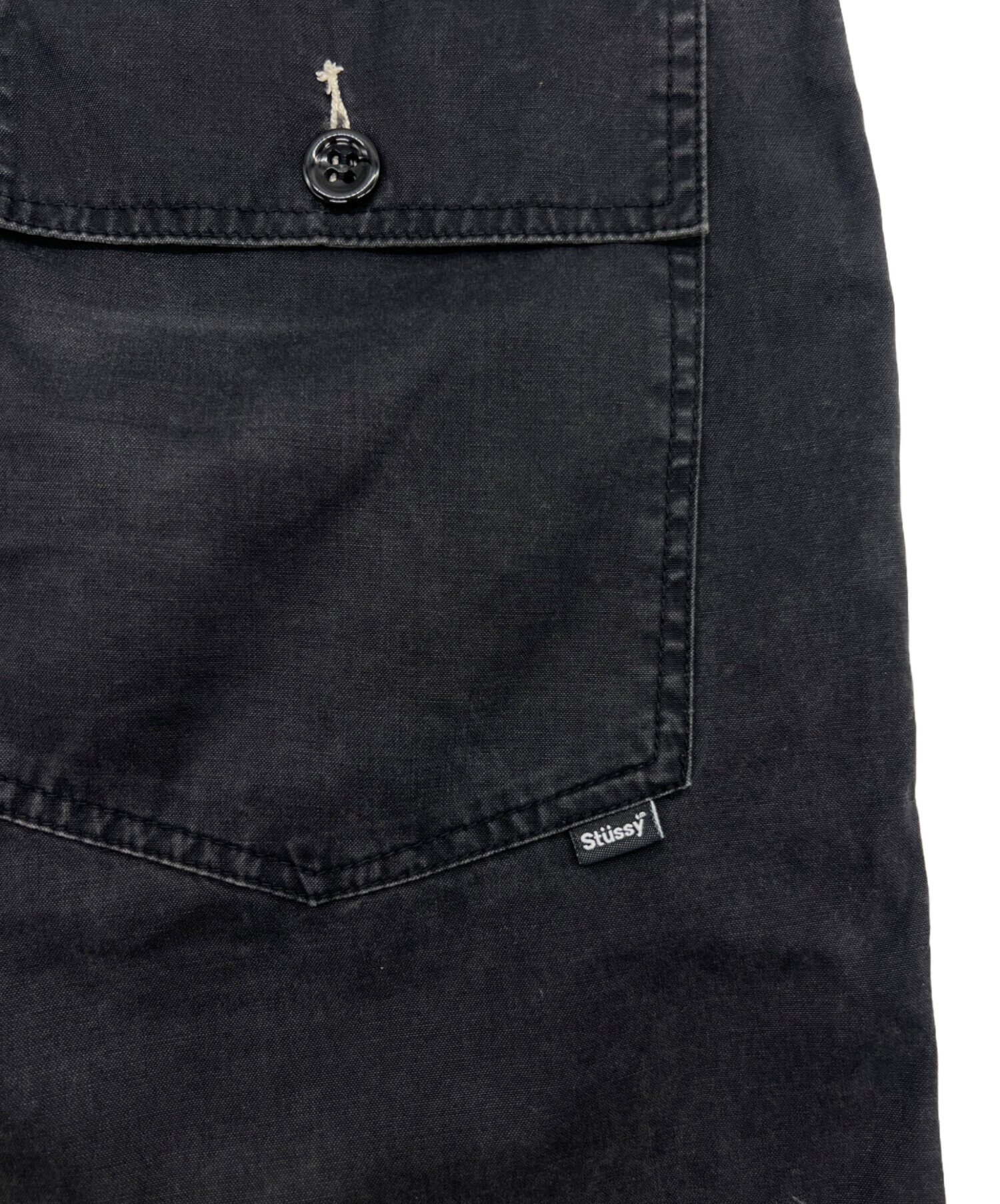 80s 黒タグ old stussy king size ハーフパンツ w32 中古・古着通販】stussy (ステューシー) ハーフパンツ ブラック サイズ