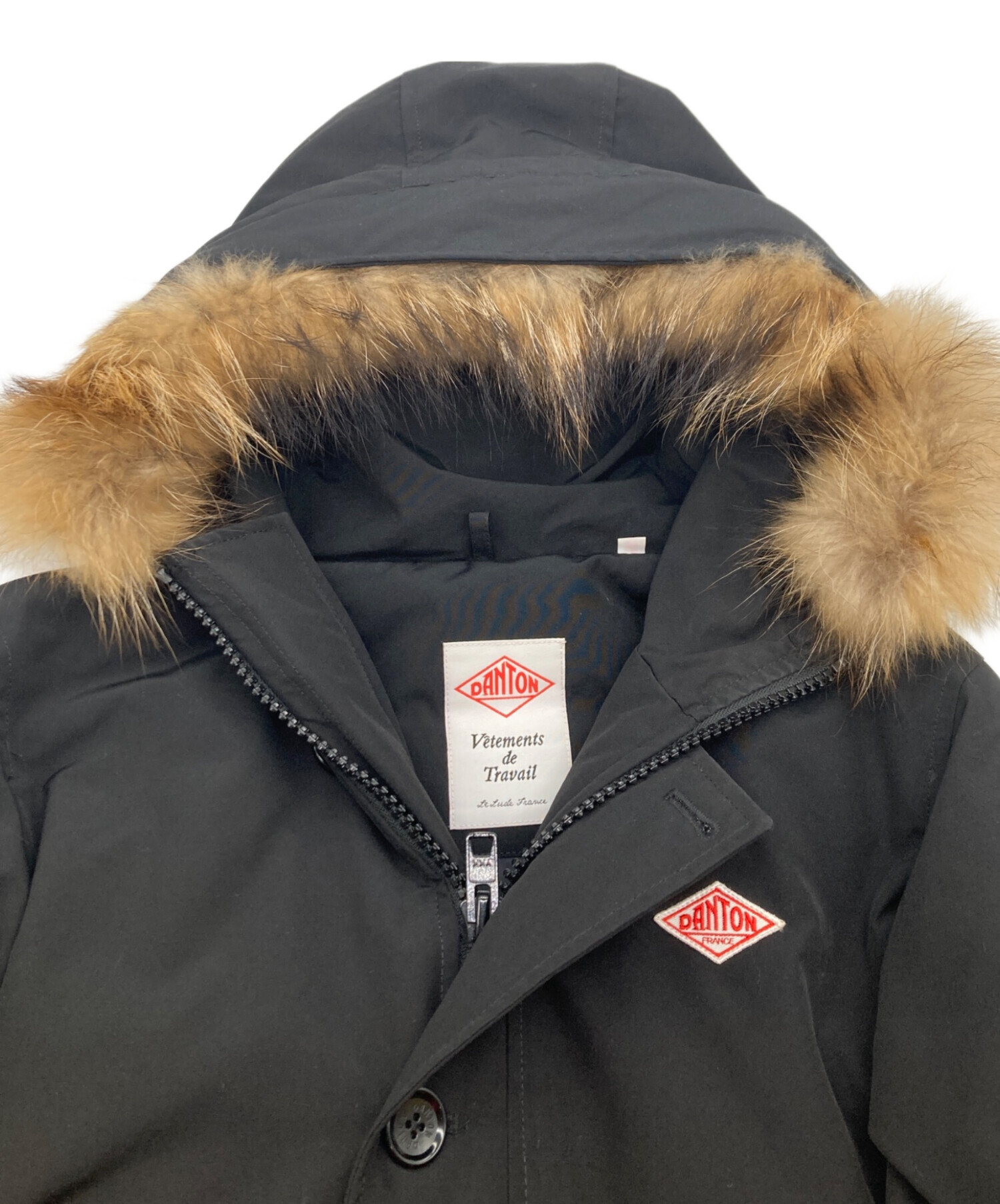 中古・古着通販】DANTON (ダントン) ダウンコート ブラック サイズ:38