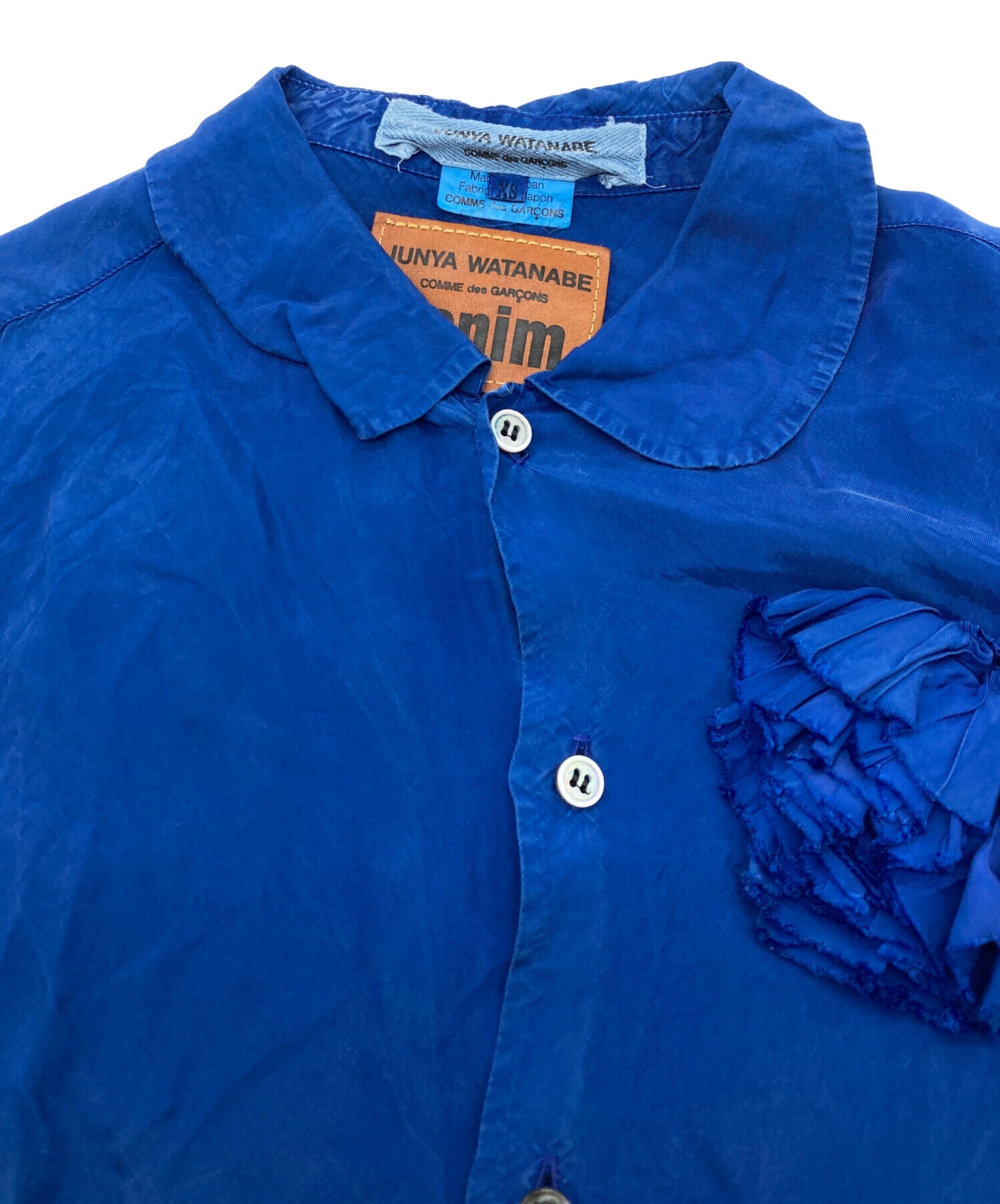 JUNYA WATANABE denim コムデギャルソン　ペプラムシャツ 中古・古着通販】JUNYA WATANABE CDG DENIM (ジュンヤワタナベ