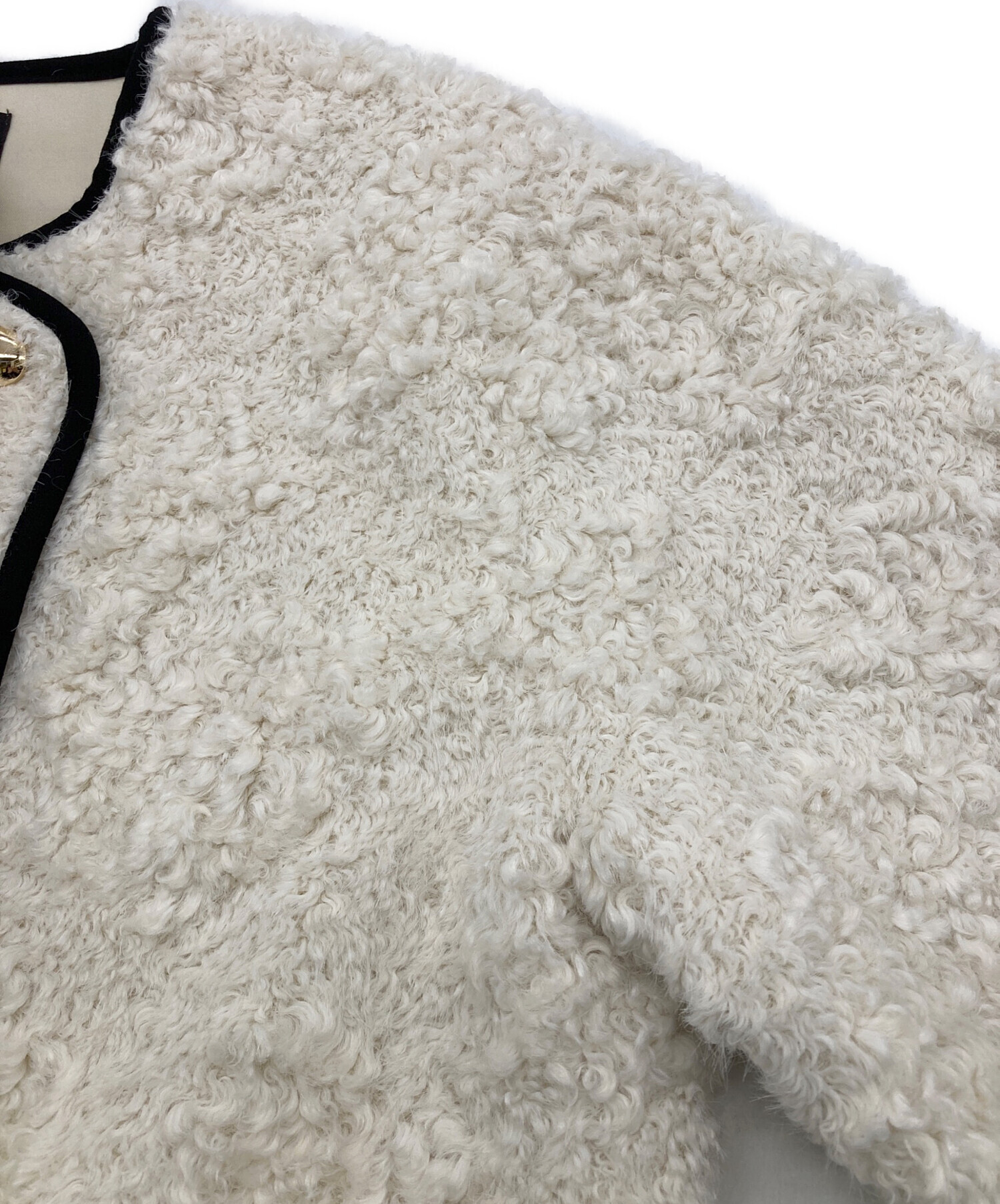 中古・古着通販】anuans (アニュアンス) 25AW ECOPELパイピングボア 