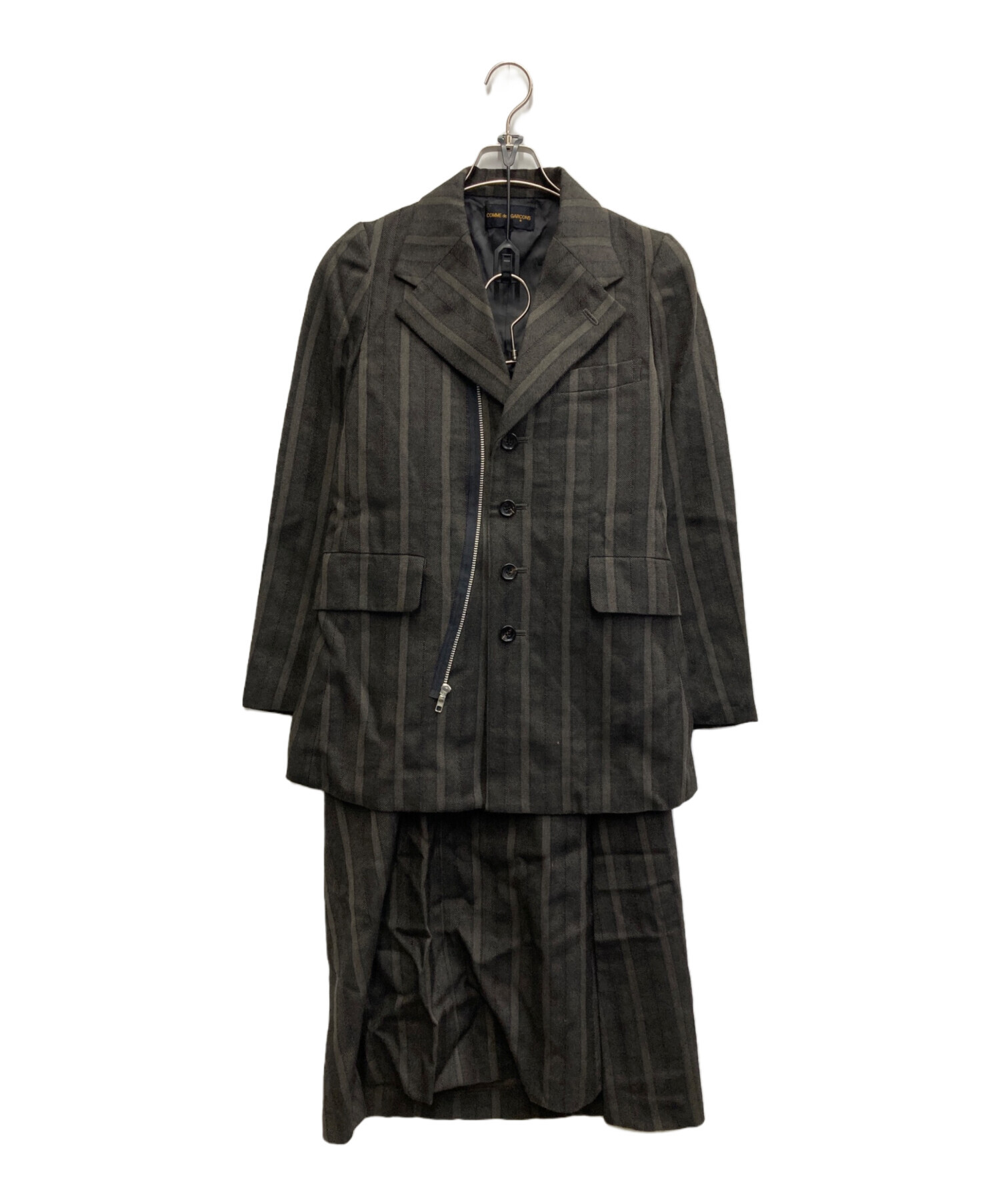 コムデギャルソン　セットアップ　古着 中古・古着通販】COMME des GARCONS (コムデギャルソン) 00AW ウール