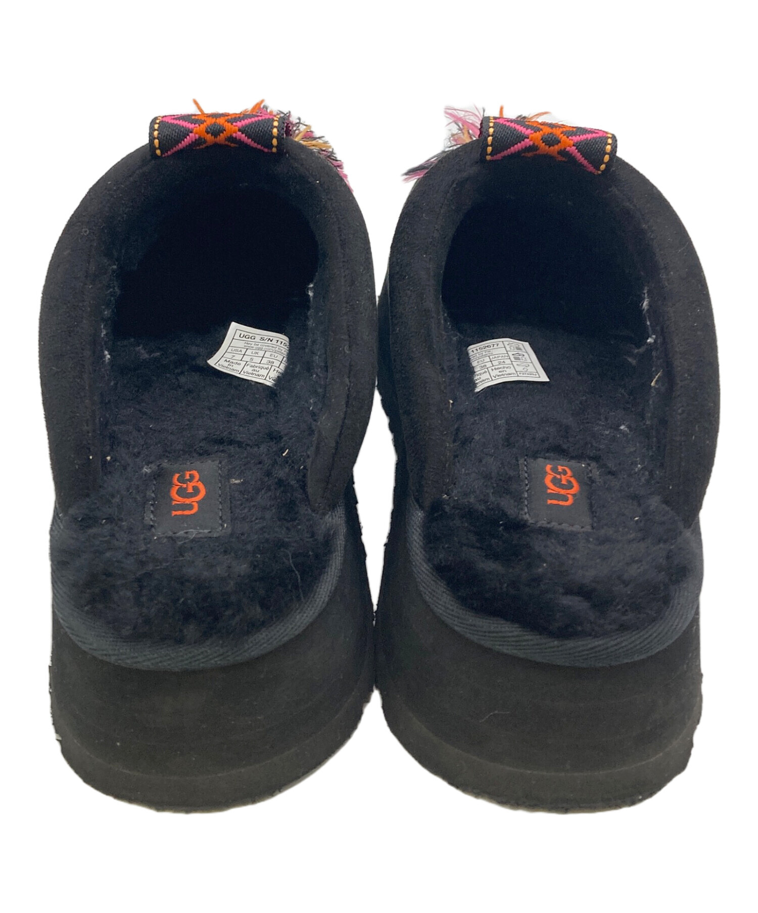 中古・古着通販】UGG (アグ) ムートンサンダルTAZZLE ブラック サイズ