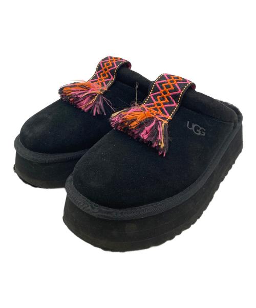 ugg ムートンサンダル 中古・古着通販】UGG (アグ) ムートンサンダルTAZZLE ブラック サイズ