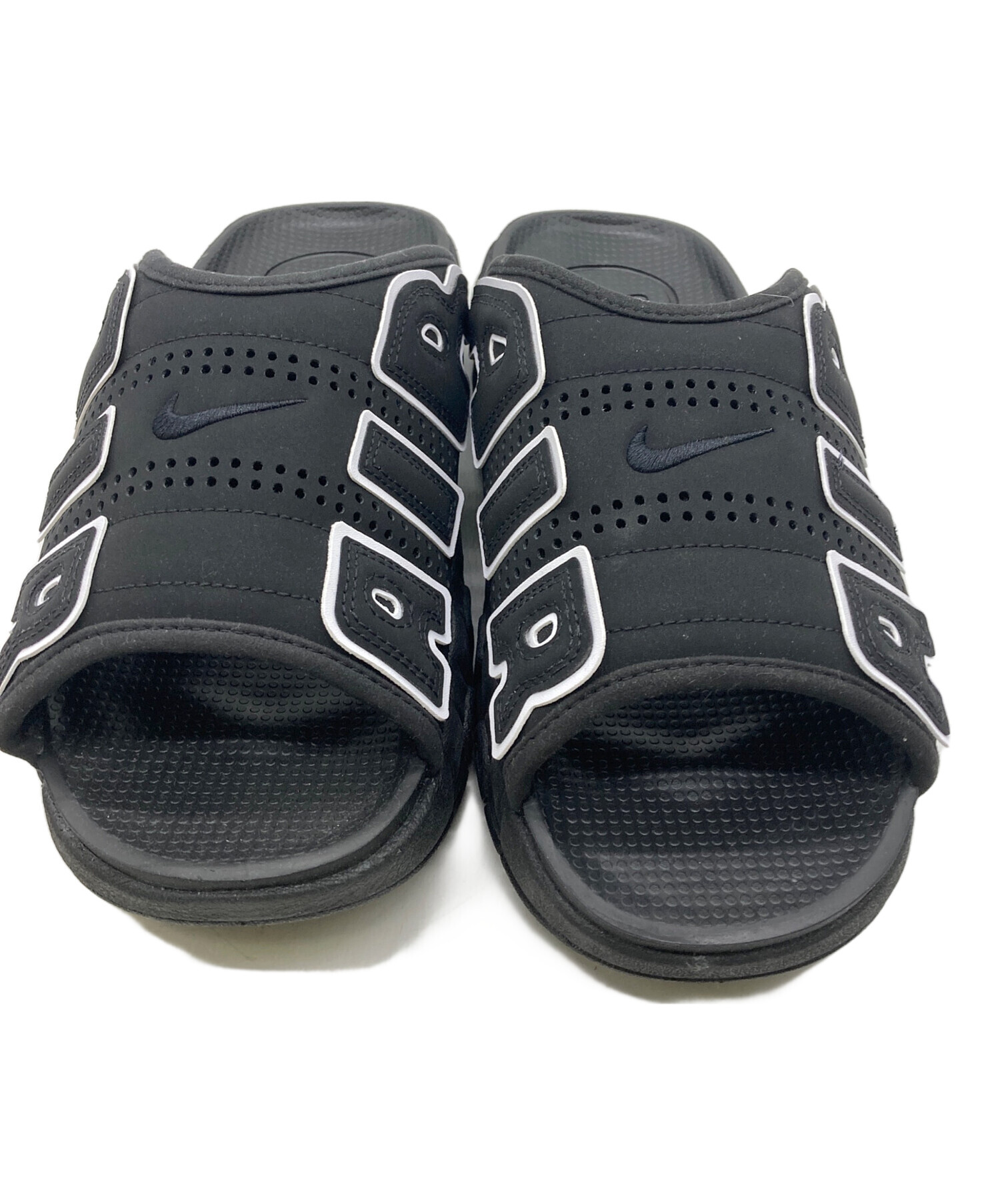 NIKE AIR MORE UPTEMPO SLIDE 28センチ　中古 中古・古着通販】NIKE (ナイキ) More Uptempo Slide ブラック サイズ