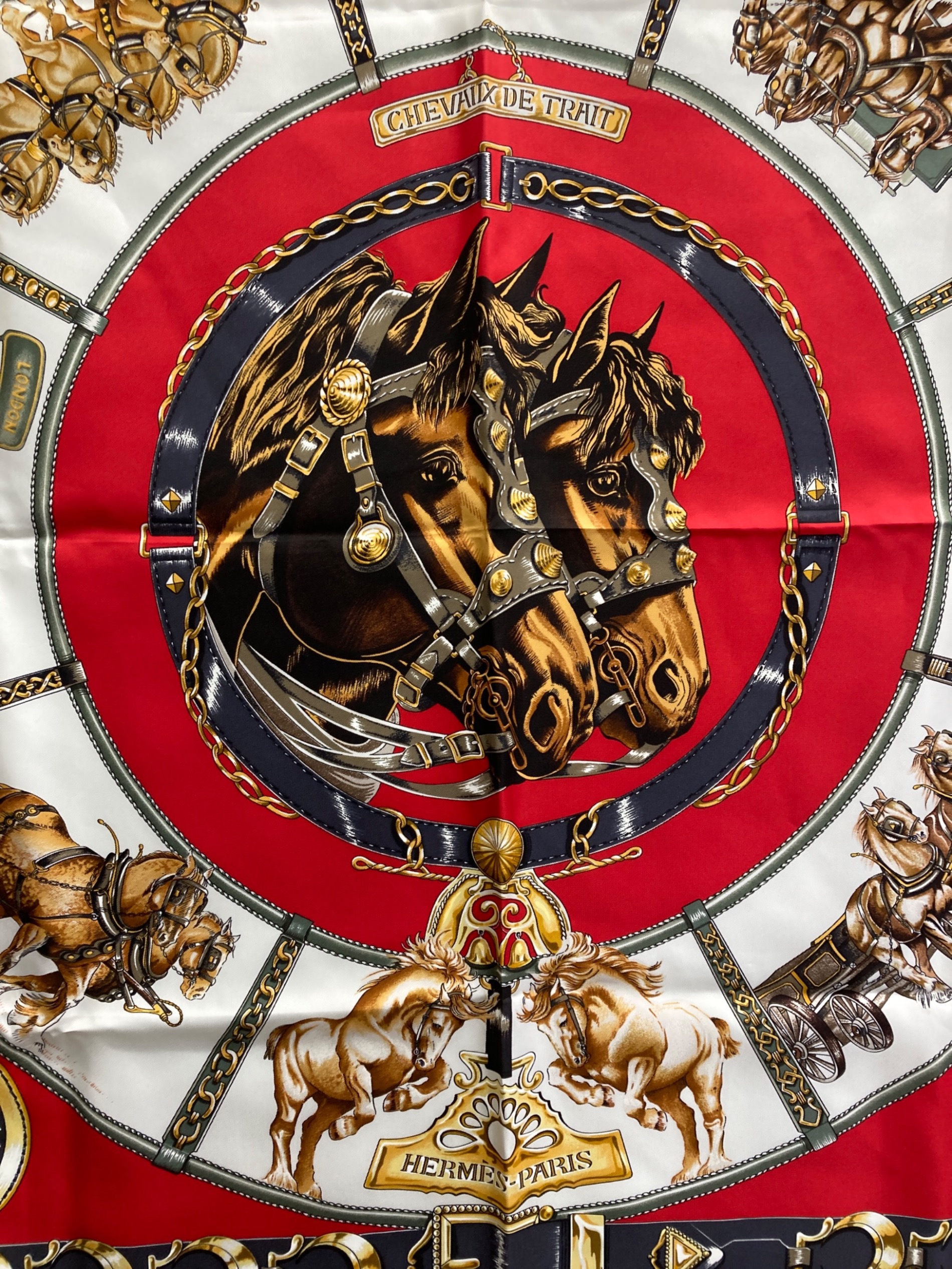 中古・古着通販】HERMES (エルメス) CHEVAUX DETRAIT 輓馬/カレ90