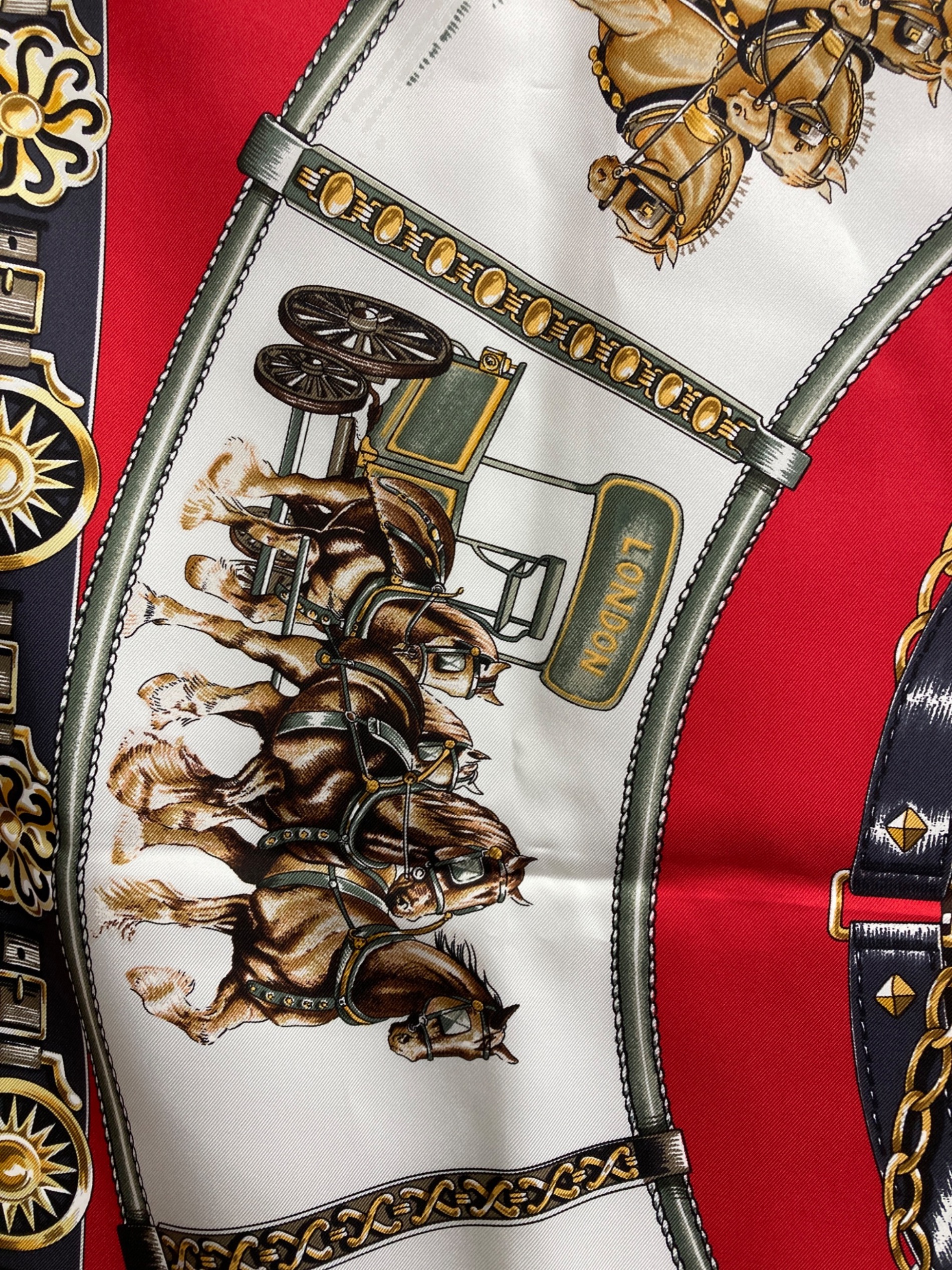 中古・古着通販】HERMES (エルメス) CHEVAUX DETRAIT 輓馬/カレ90