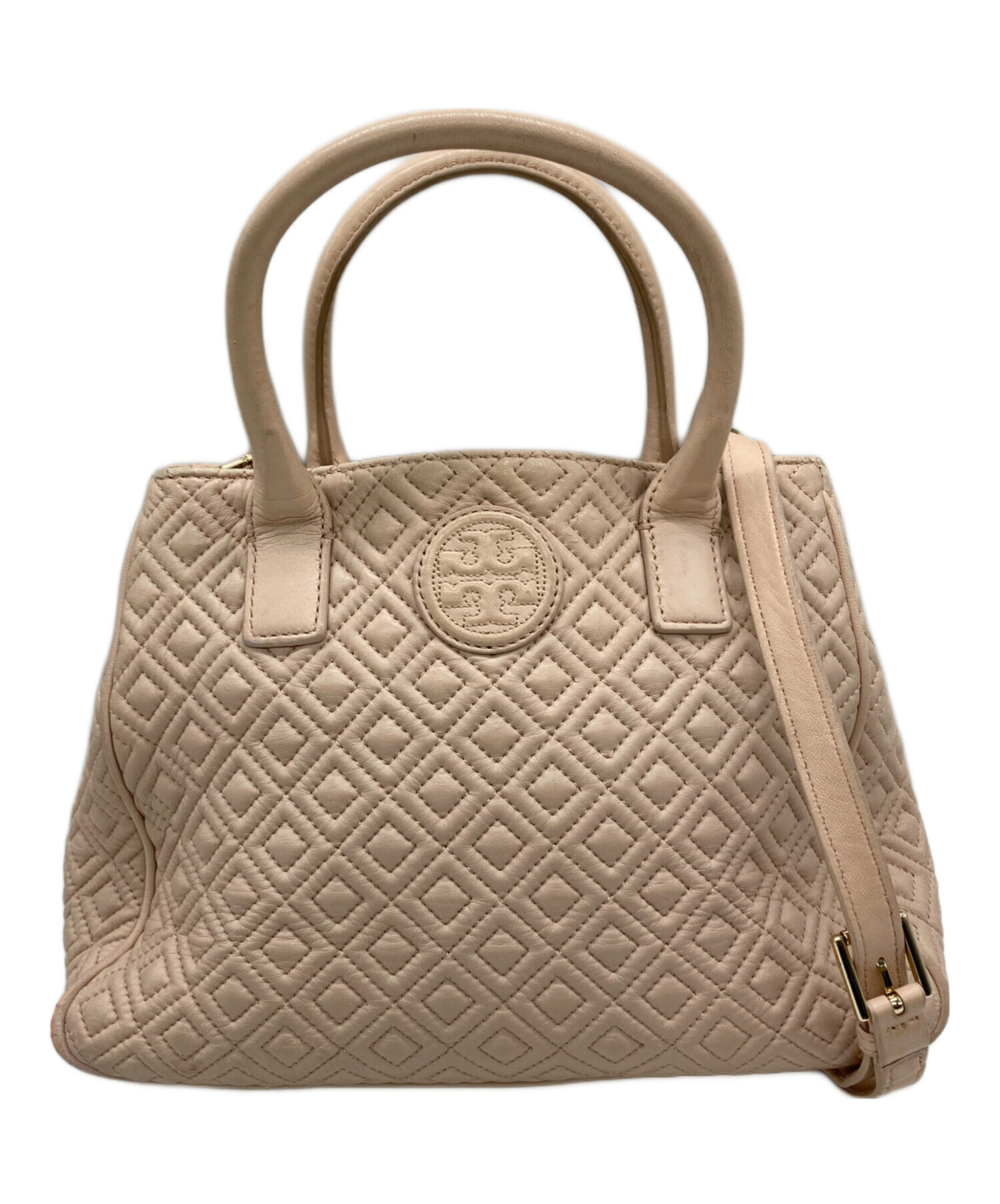 同時購入 Tory Burch ベージュ キルティングショルダーバッグ 【公式通販】