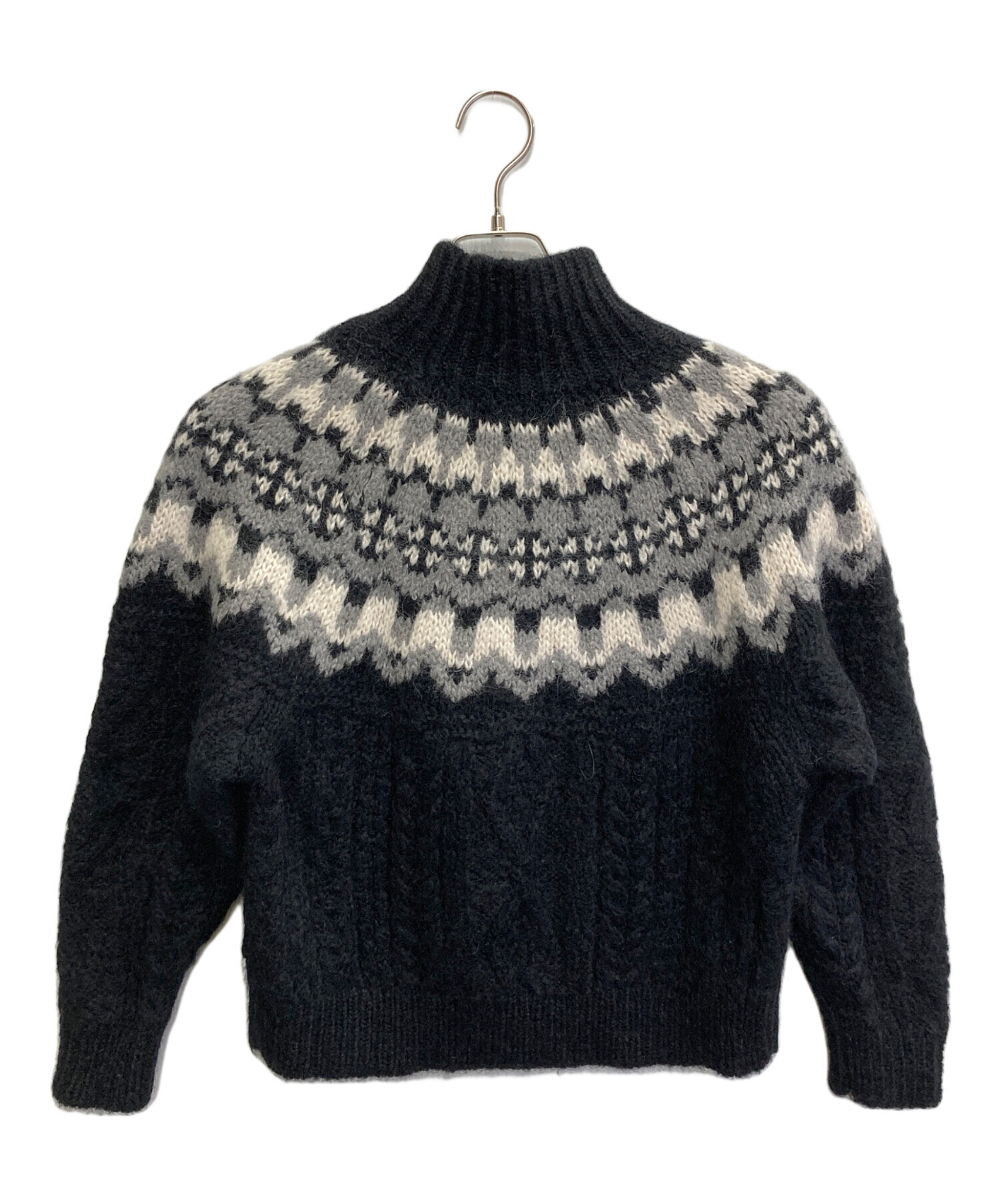 中古・古着通販】BATONER (バトナ―) MOHAIR NORDIC TURTLE NECK 