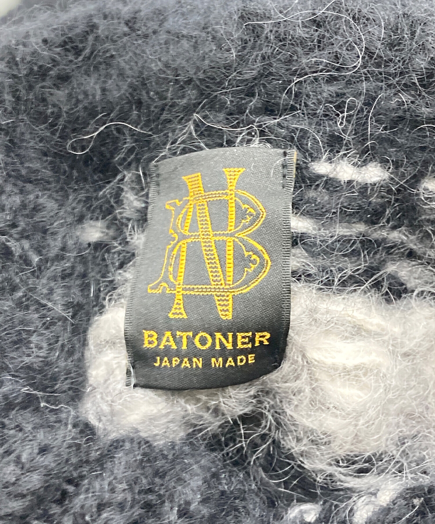 中古・古着通販】BATONER (バトナ―) MOHAIR NORDIC TURTLE NECK 