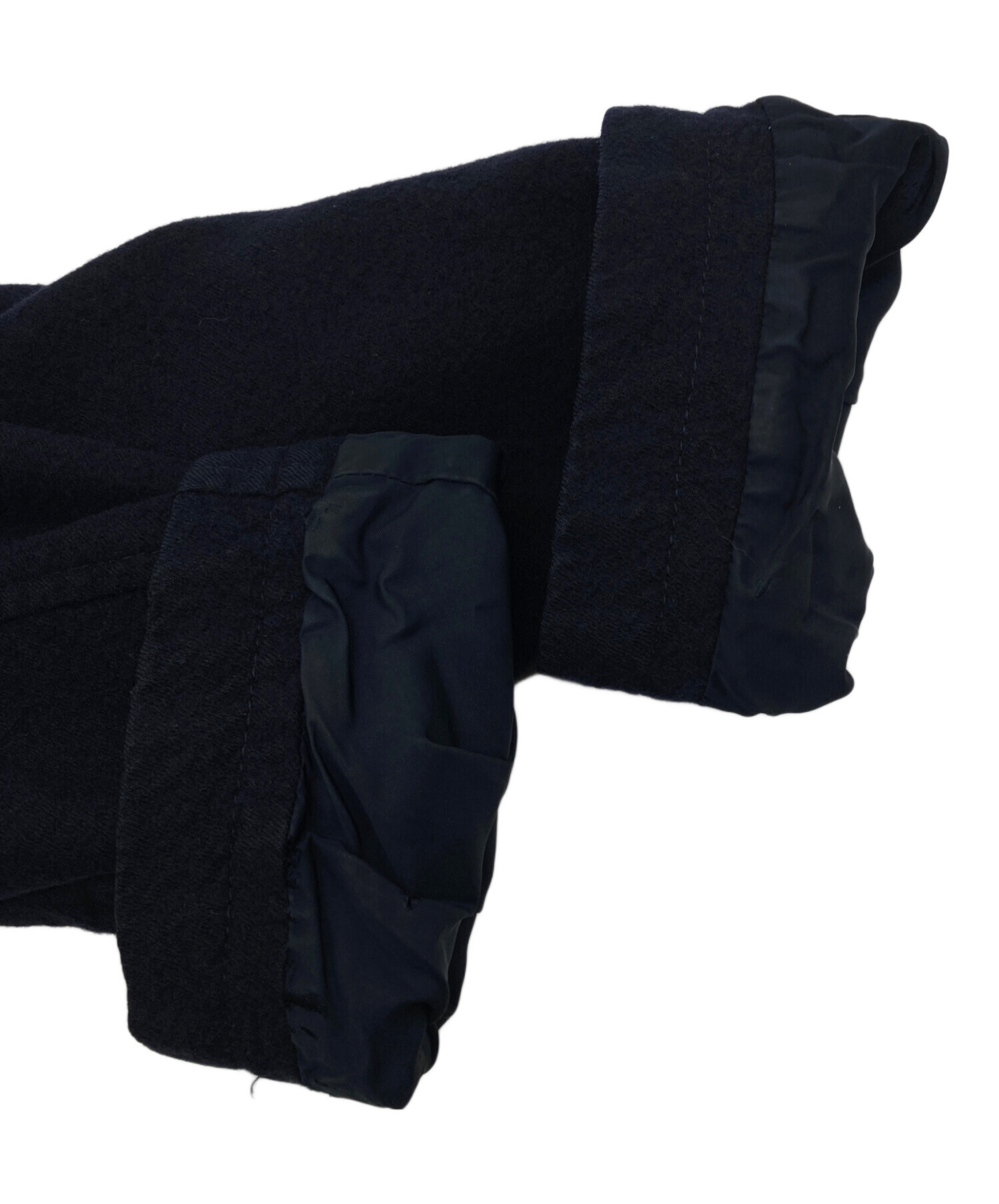 コムデギャルソンオム ステンカラーコート AD2004 ネイビー 日本製 ウール 中古・古着通販】COMME des GARCONS HOMME (コムデギャルソン オム