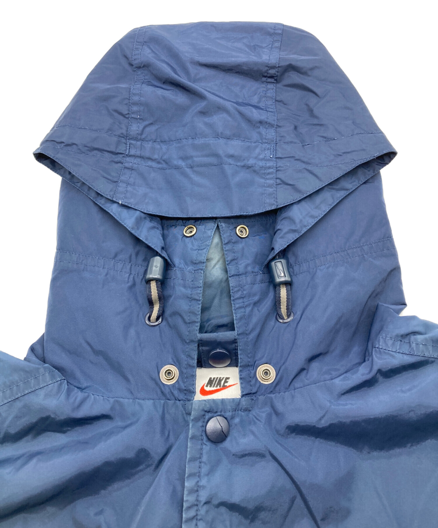 中古・古着通販】NIKE (ナイキ) 90s フーデッドジャケット ネイビー 