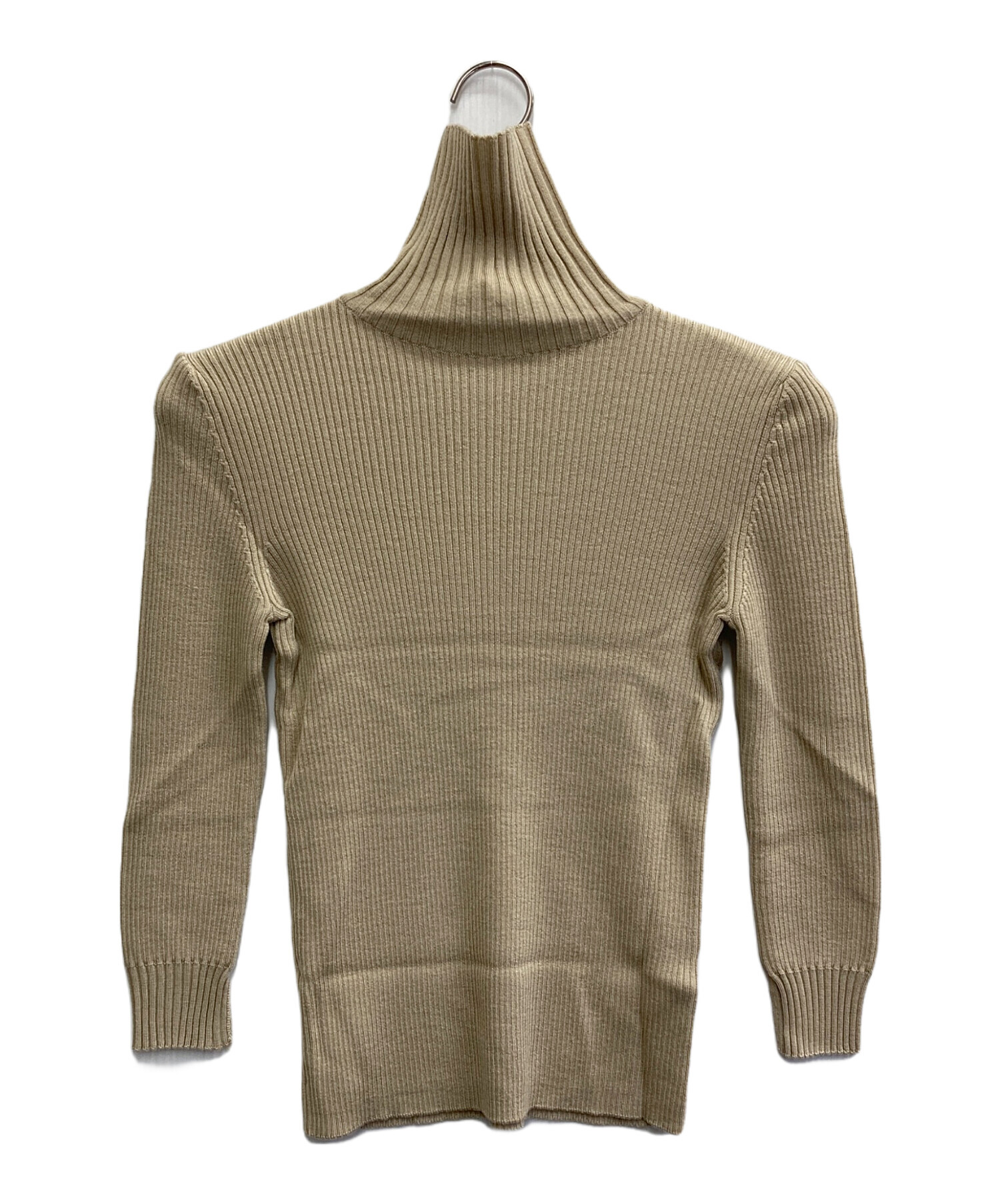 MaxMara ケーブルニットカーディガン バージンウール ベージュ