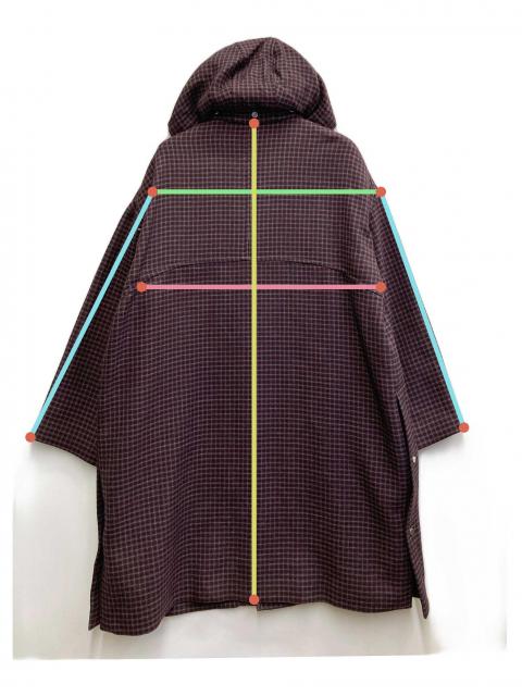 中古・古着通販】UNUSED (アンユーズド) ガンクラブチェックコート