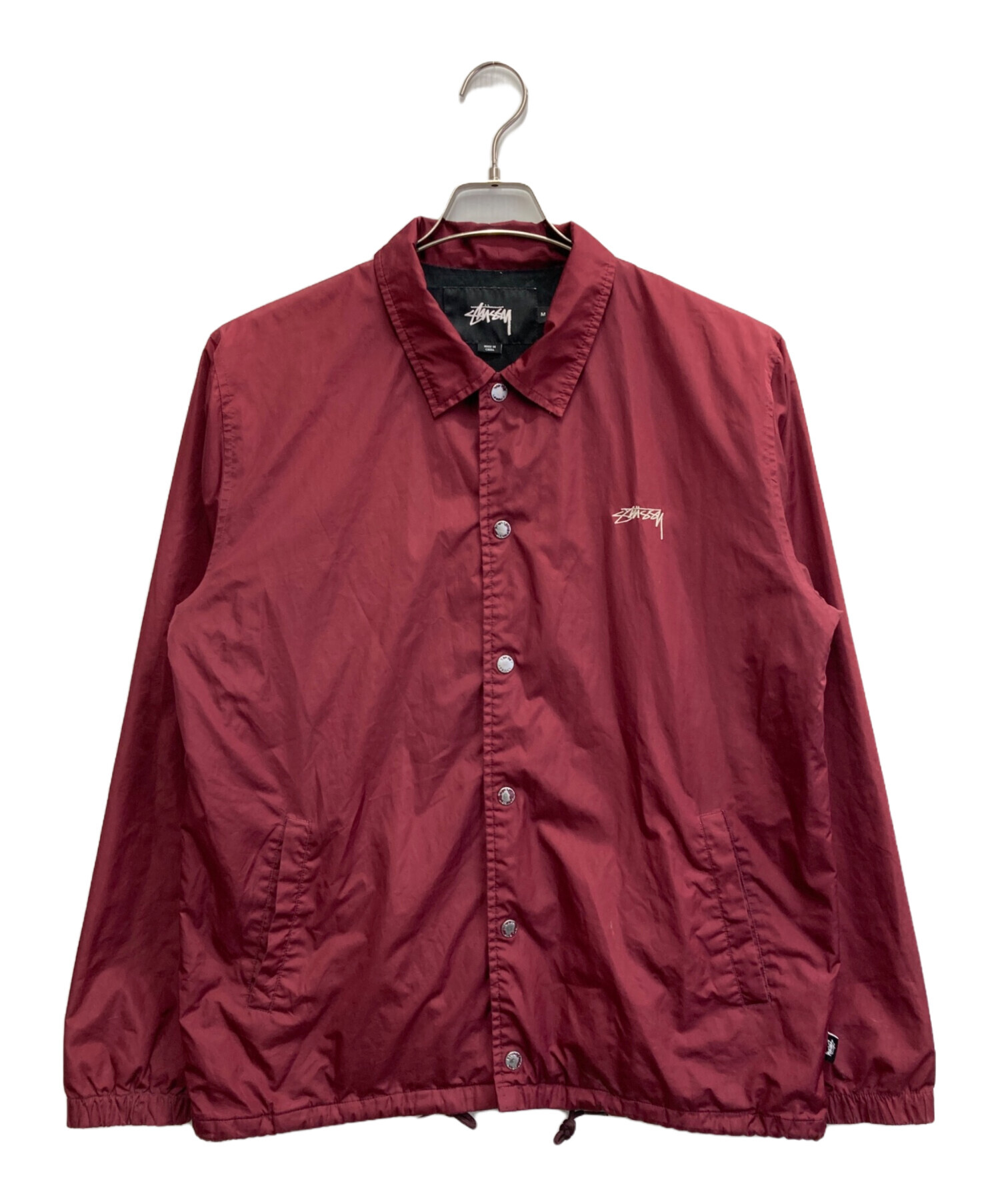 中古・古着通販】stussy (ステューシー) コーチジャケット レッド