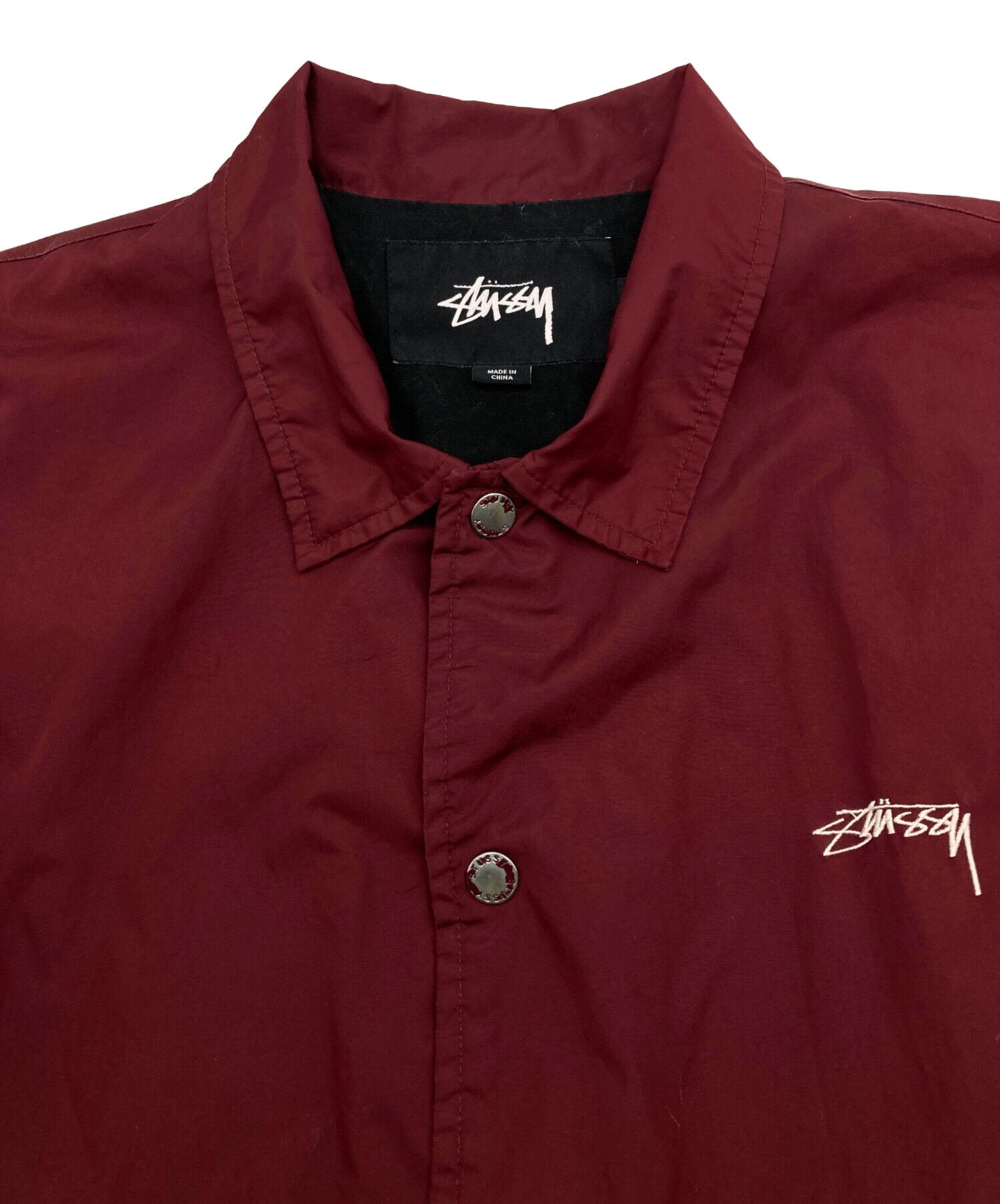 中古・古着通販】stussy (ステューシー) コーチジャケット レッド