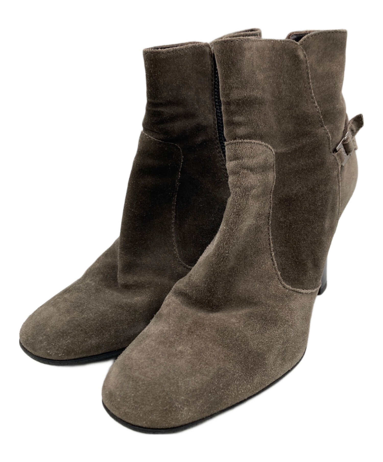 中古・古着通販】TOD'S (トッズ) サイドジップブーツ ブラウン サイズ