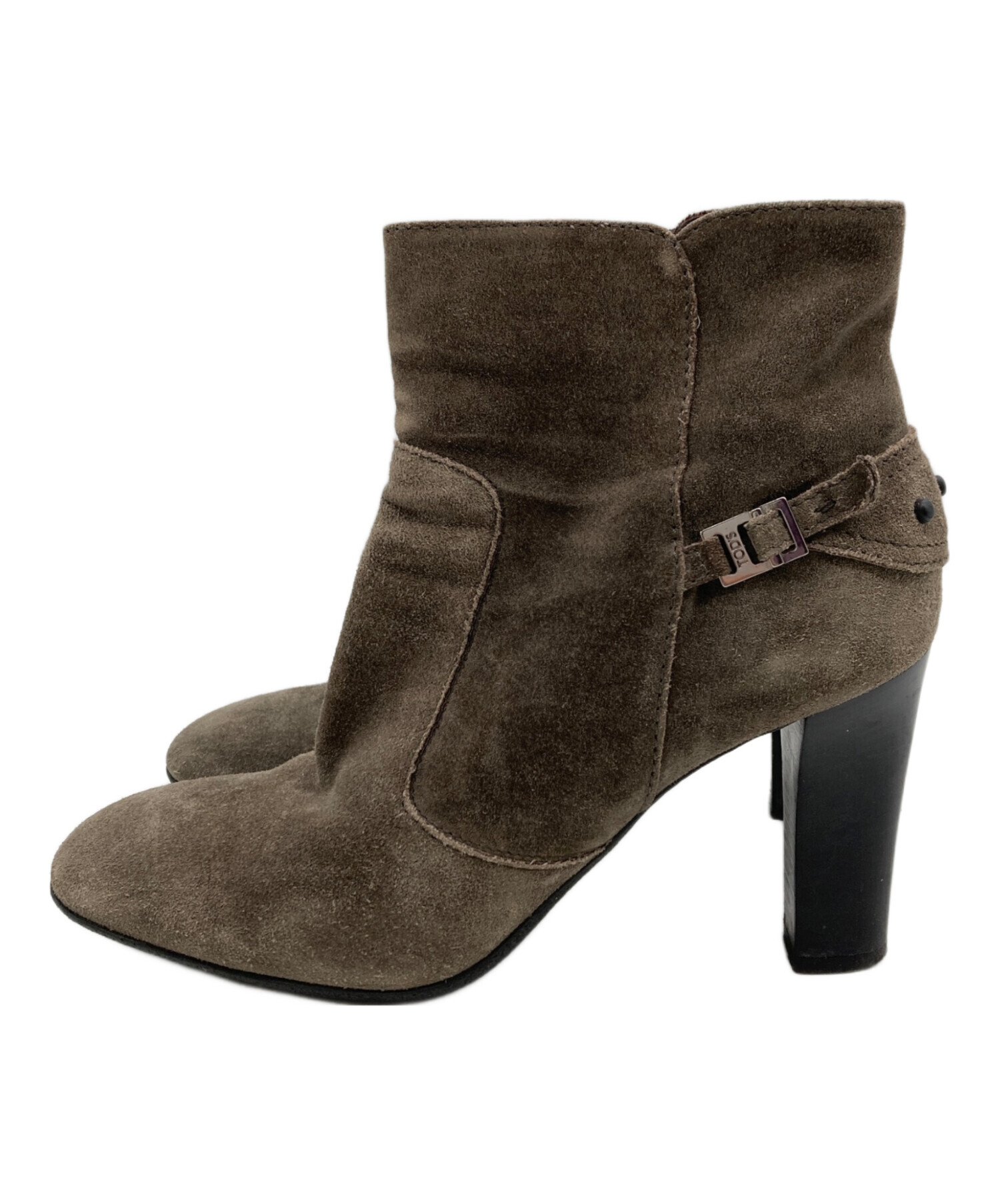 特価！トッズ　TOD.S サイドジップブーツ 中古・古着通販】TOD'S (トッズ) サイドジップブーツ ブラウン サイズ