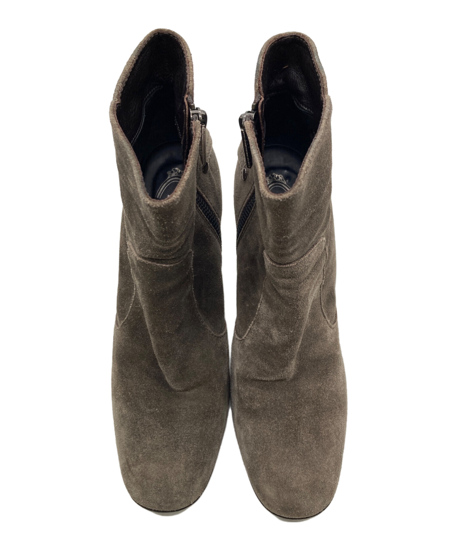 特価！トッズ　TOD.S サイドジップブーツ 中古・古着通販】TOD'S (トッズ) サイドジップブーツ ブラウン サイズ