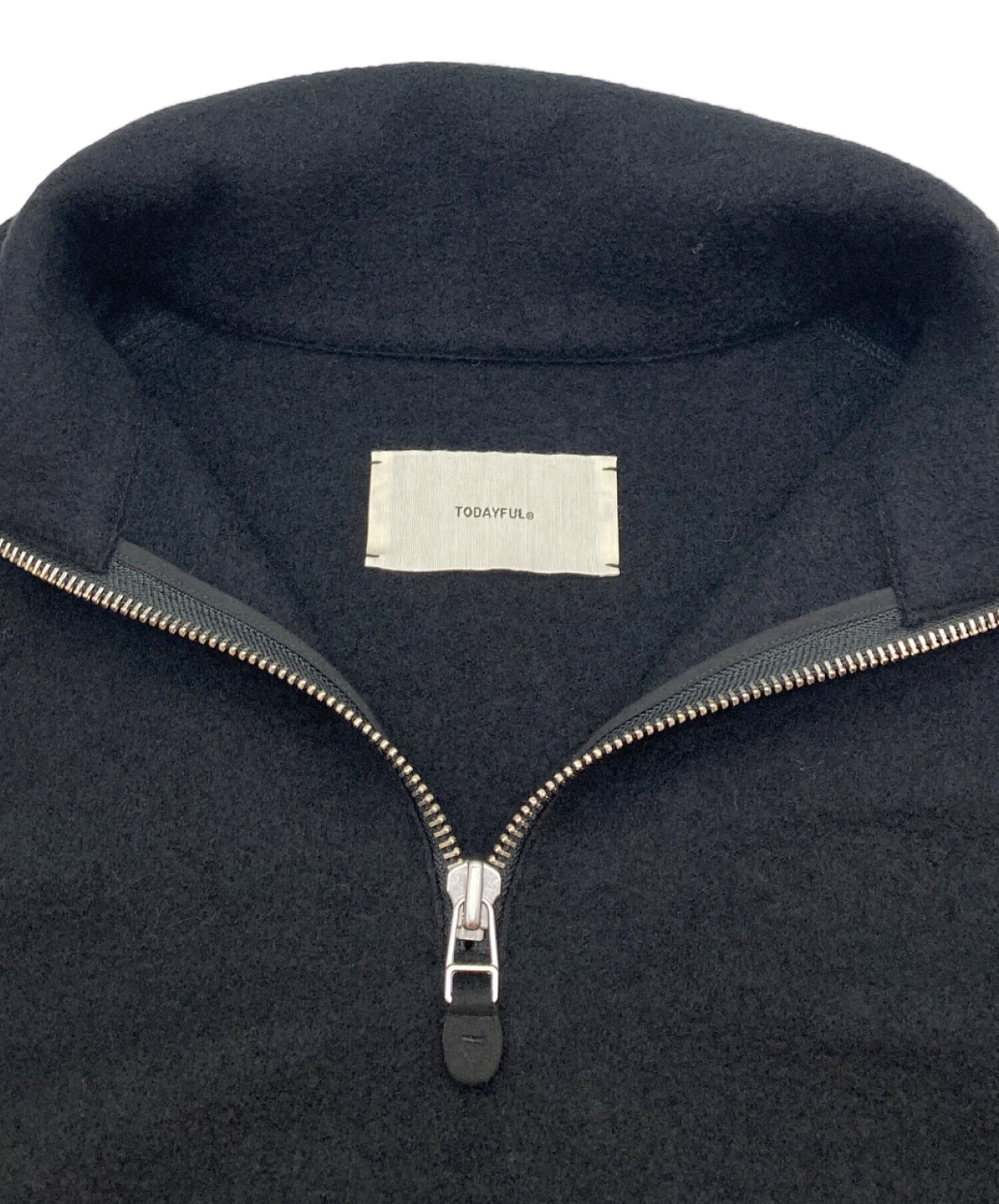 中古・古着通販】TODAYFUL (トゥデイフル) ハーフジップウールプル 