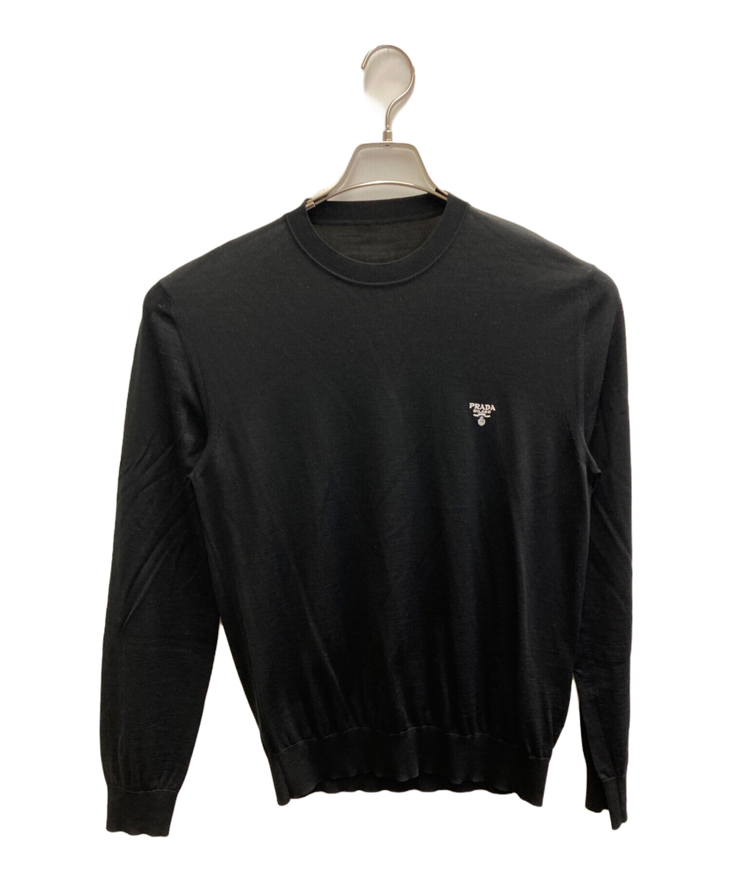 中古・古着通販】PRADA (プラダ) スーパーファインウール クルーネック 