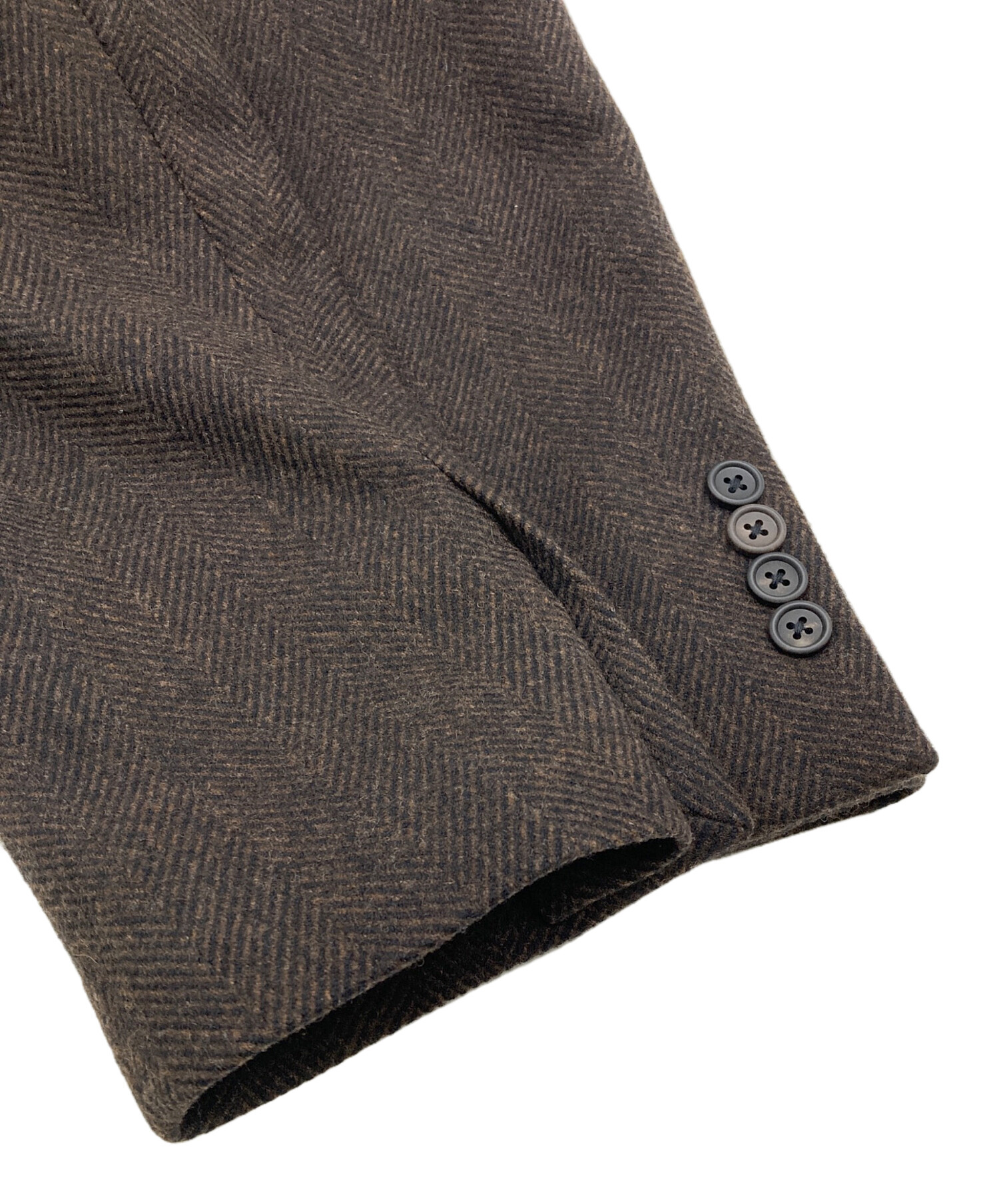 Paul Stuart ポールスチュアート ブラウン ダッフルコート カシミア