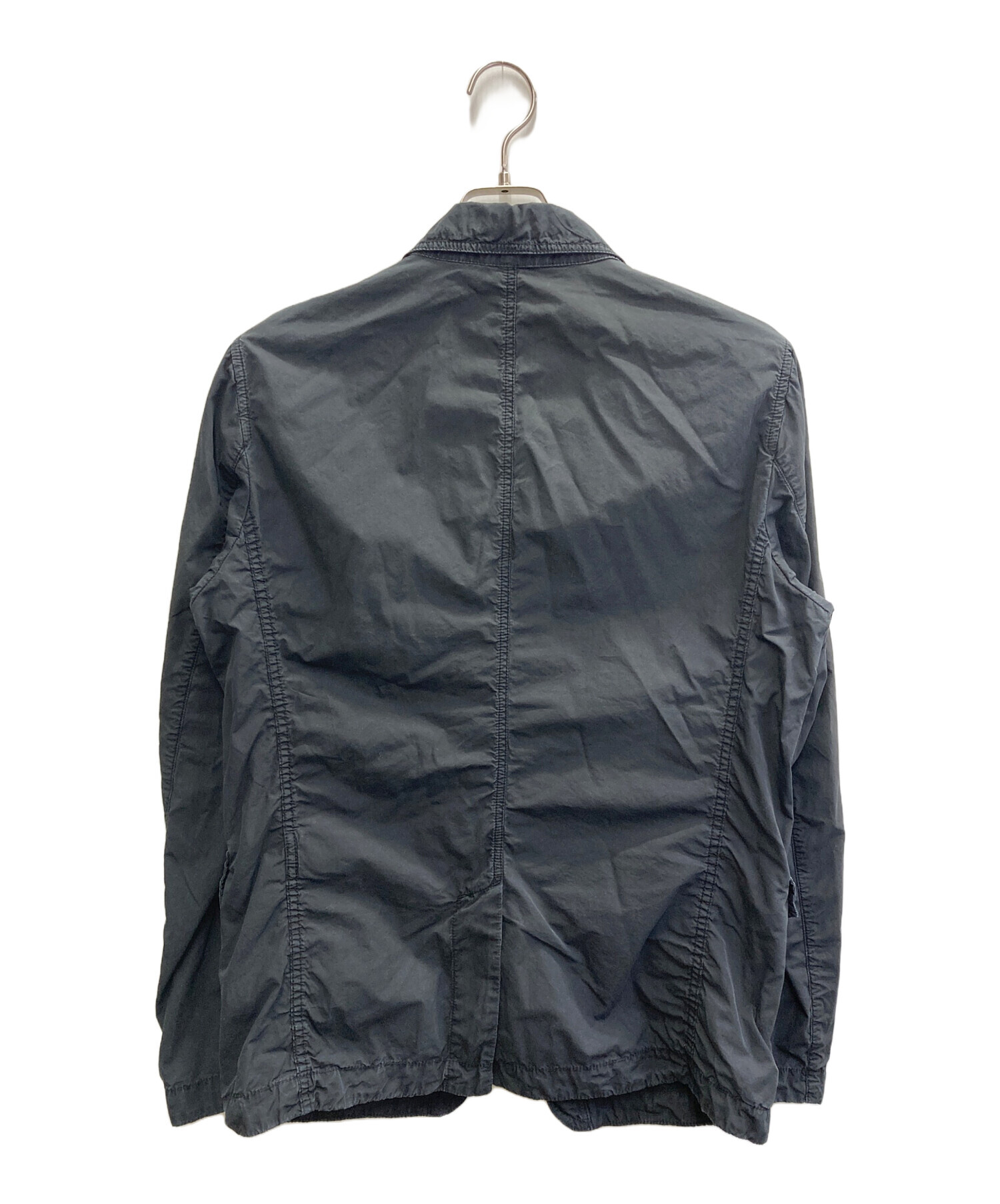 STONE  ブラック テーラードジャケット WILDSIDE × stein OVERSIZED LONG TAILORED JACKET(S BLACK): stein ジャケット・アウター