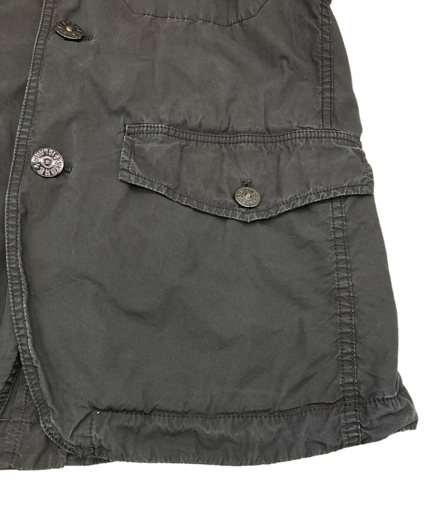 11938【美品・QR鑑定済み】ストーンアイランド　Lサイズ　ワークジャケット 中古・古着通販】STONE ISLAND (ストーンアイランド) ナイロン ジャケット・アウター