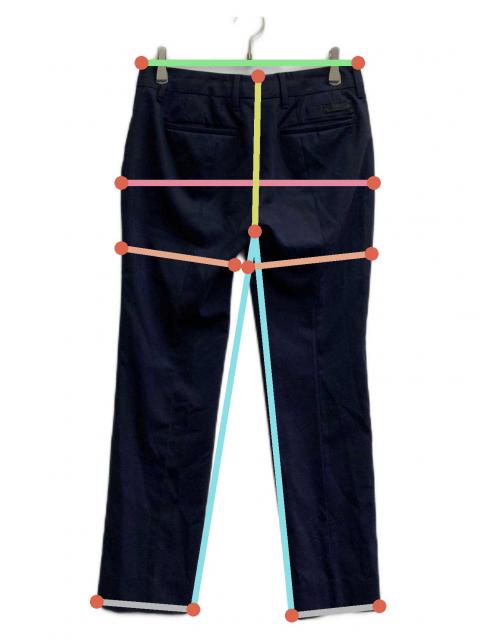 中古・古着通販】PRADA (プラダ) バージンウールセンタープレスパンツ