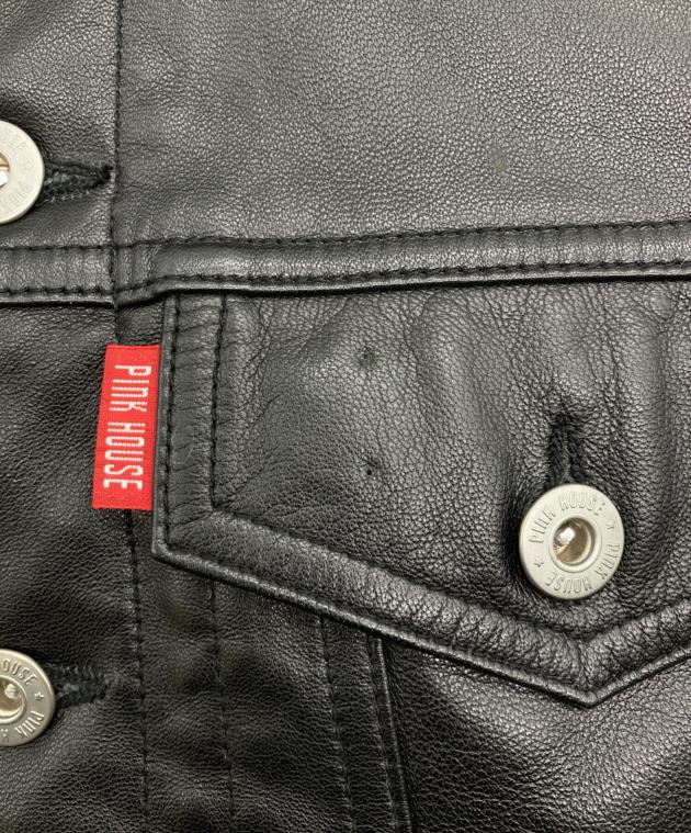 中古・古着通販】PINK HOUSE (ピンクハウス) シープ レザージャケット