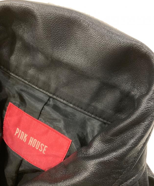 中古・古着通販】PINK HOUSE (ピンクハウス) シープ レザージャケット