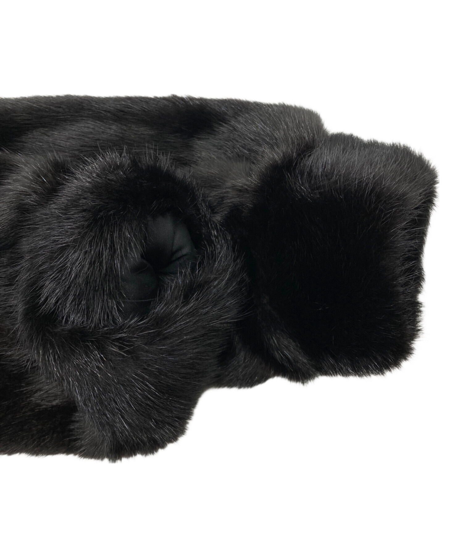 中古・古着通販】SAGA MINK (サガミンク) ファージャケット ブラック