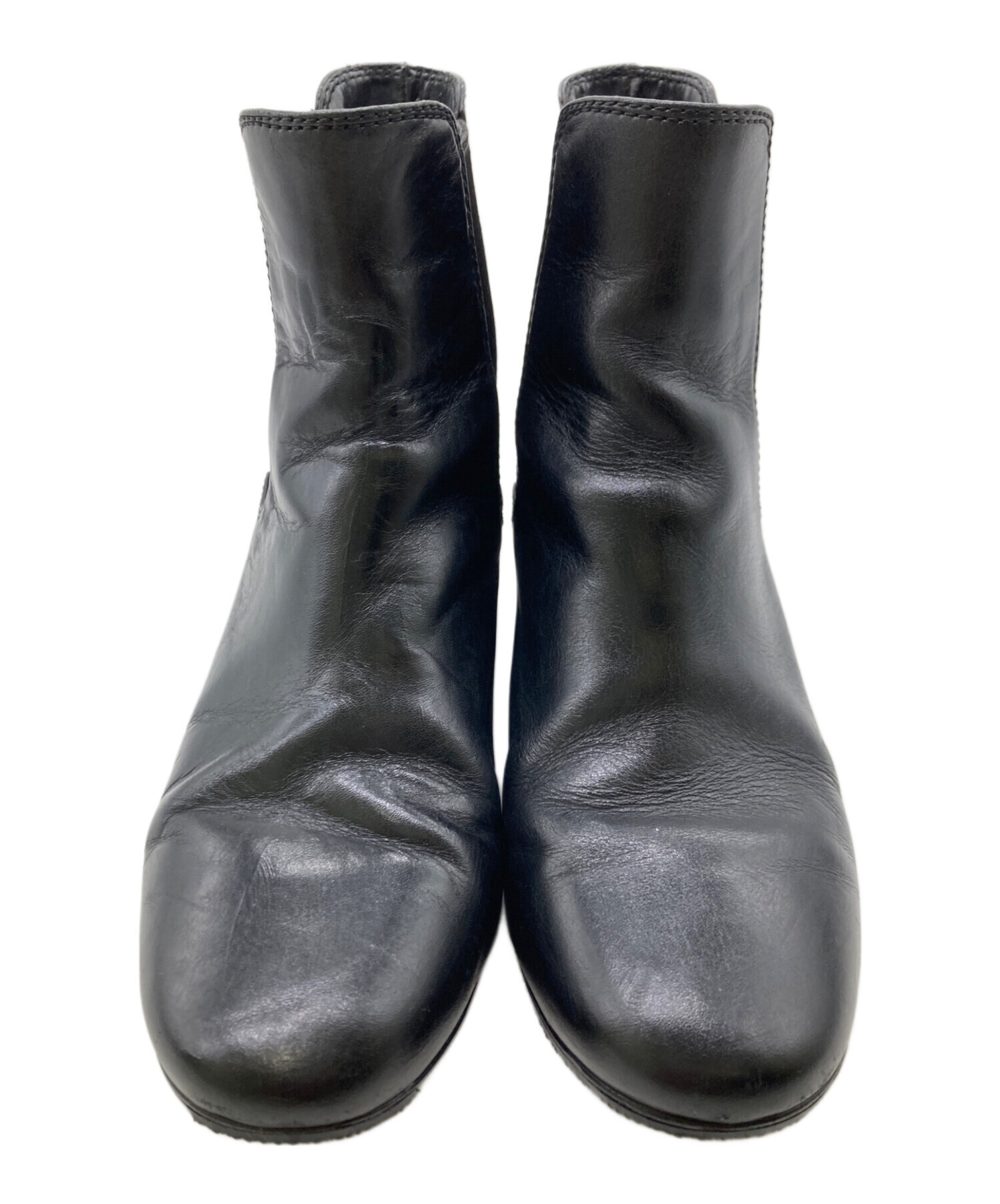 中古・古着通販】COACH (コーチ) サイドゴアブーツ ブラック サイズ:23