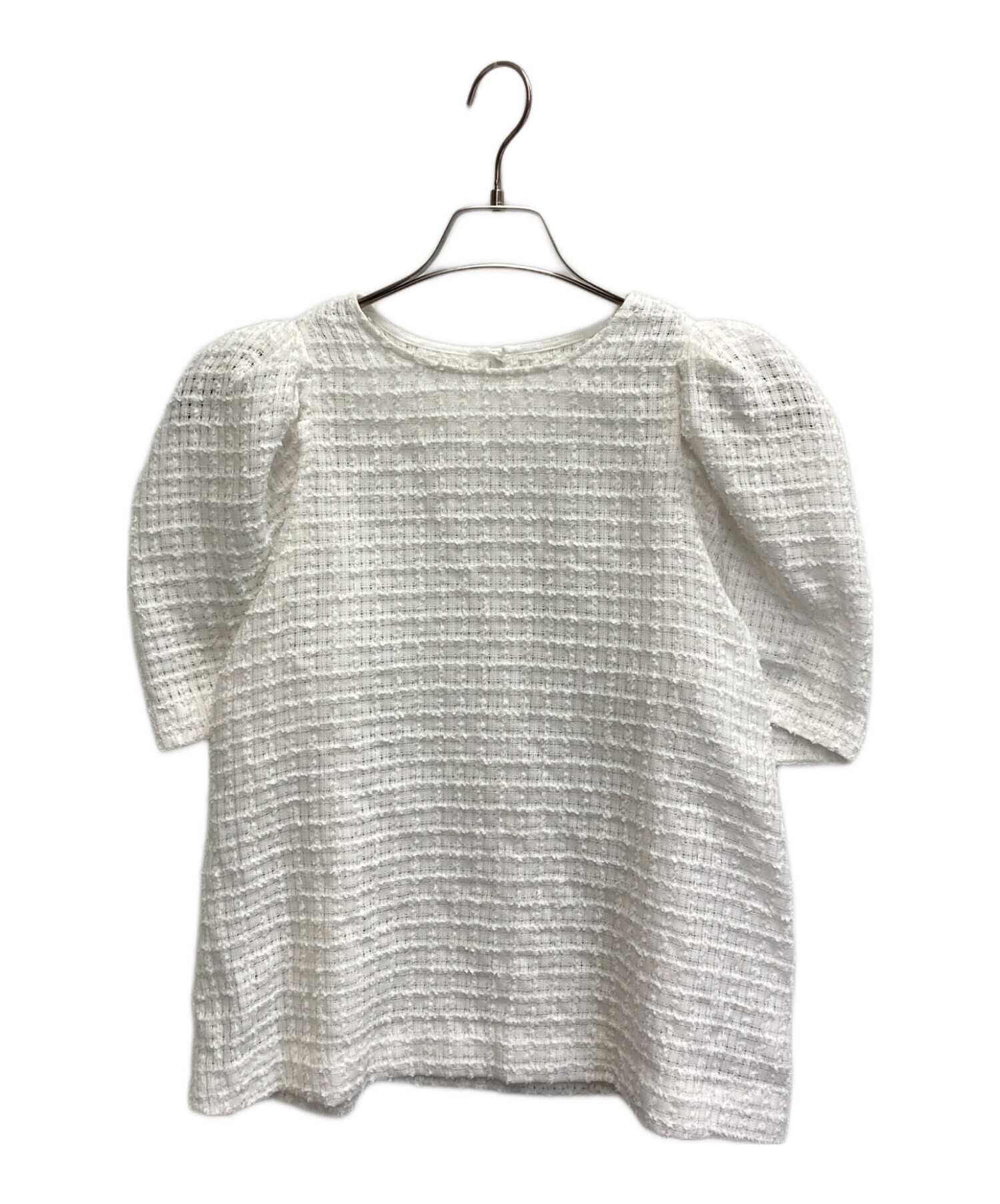 最終値下‼️新品　OHGA トップス 中古・古着通販】OHGA (オオガ) ブラウス ホワイト サイズ:FREE