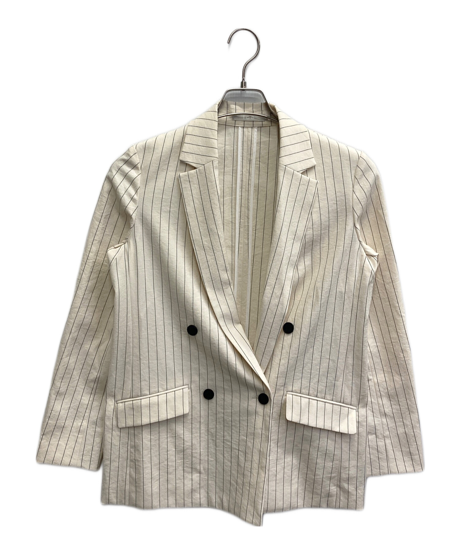 中古・古着通販】icB (アイシービー) LooseWeave ストライプ柄ダブル