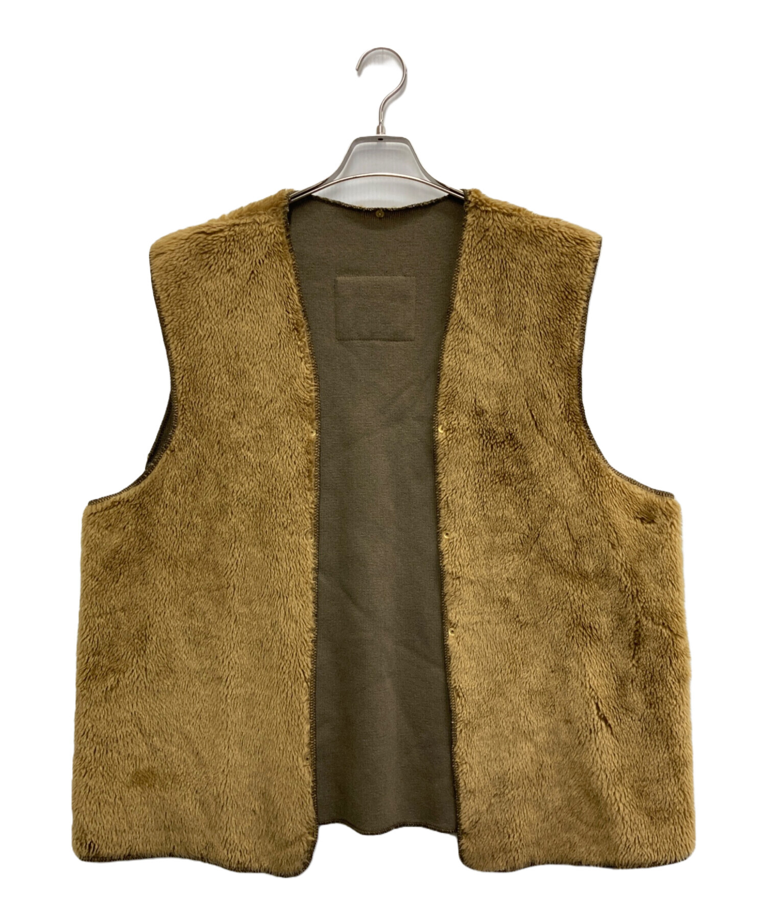 中古・古着通販】Barbour (バブアー) ファーベスト ブラウン サイズ